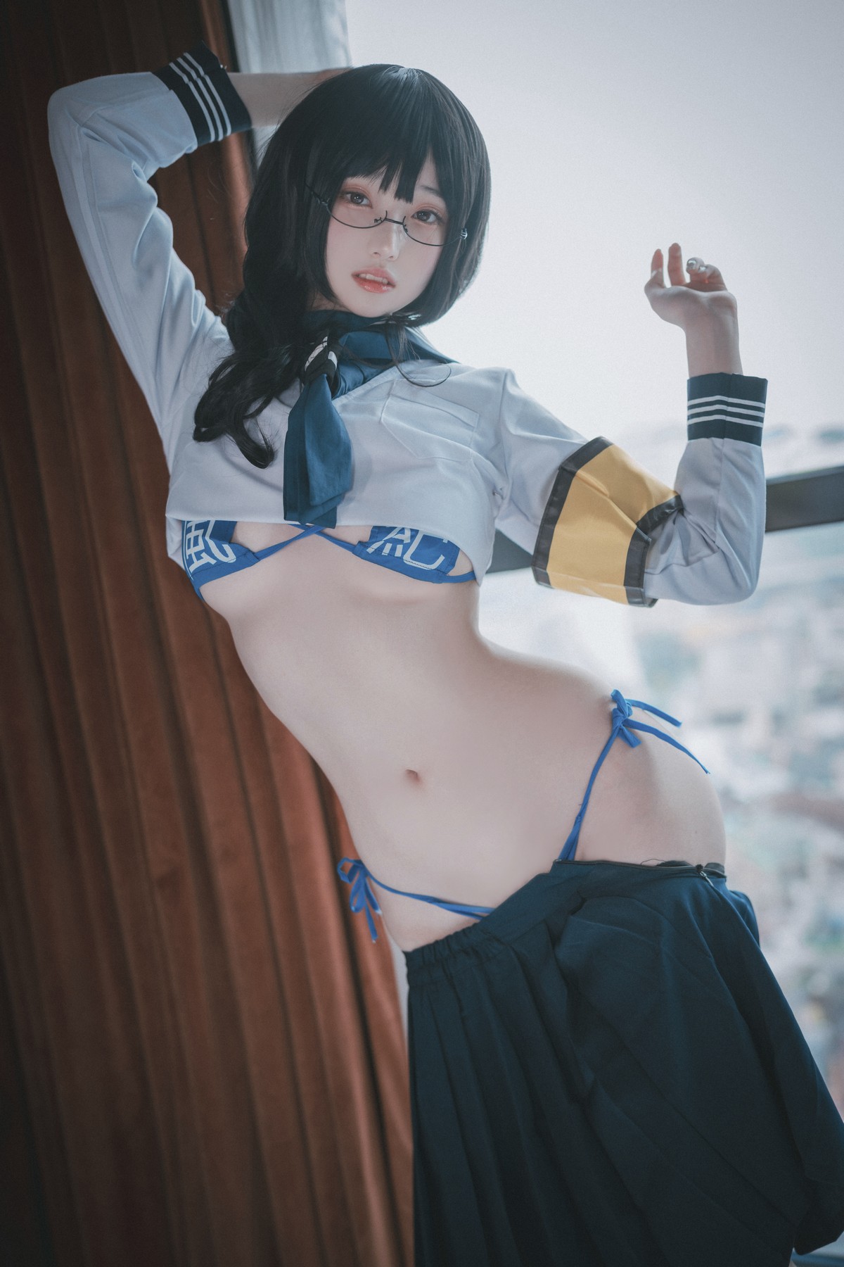 xgyw.top_[DJAWA]No.132_模特BamBi_Moral Guardian of School主题半脱露情趣内衣惹火诱惑写真120P