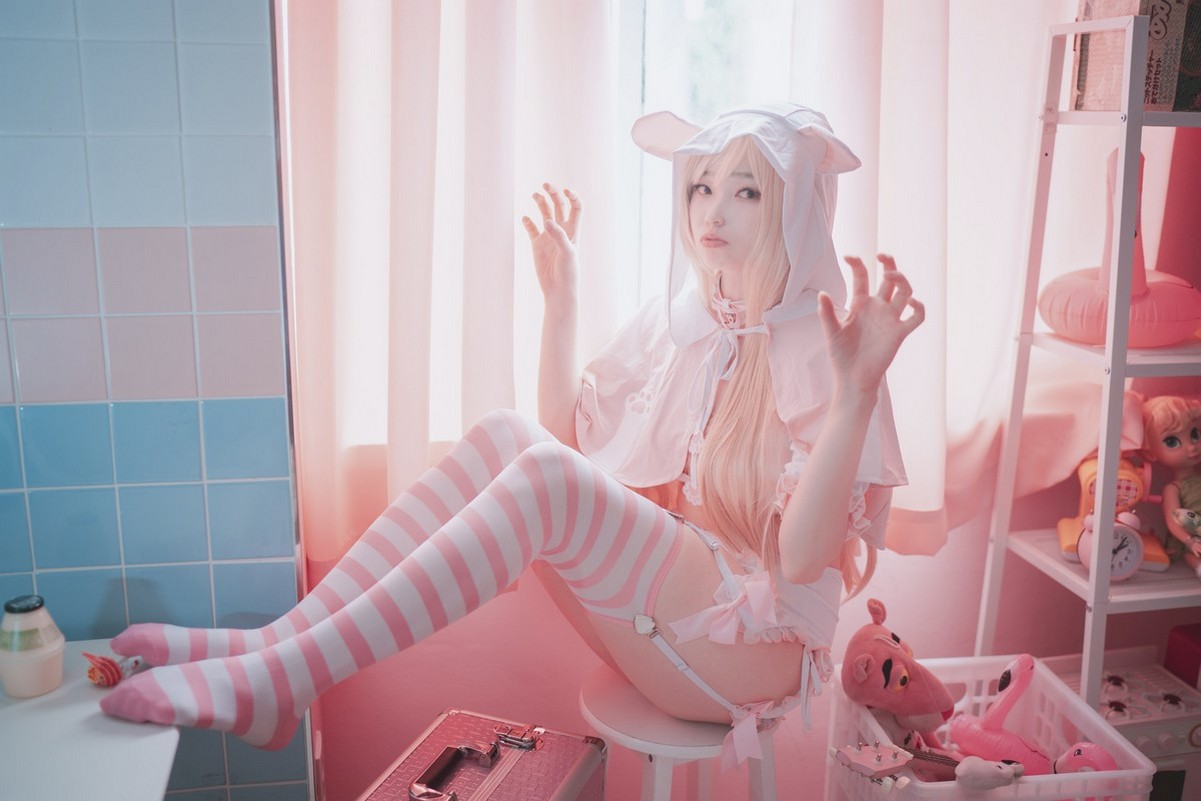 xgyw.top_[DJAWA]No.137_模特BamBi_Ángel de Rosa主题私房性感内衣配白丝袜迷人诱惑写真49P