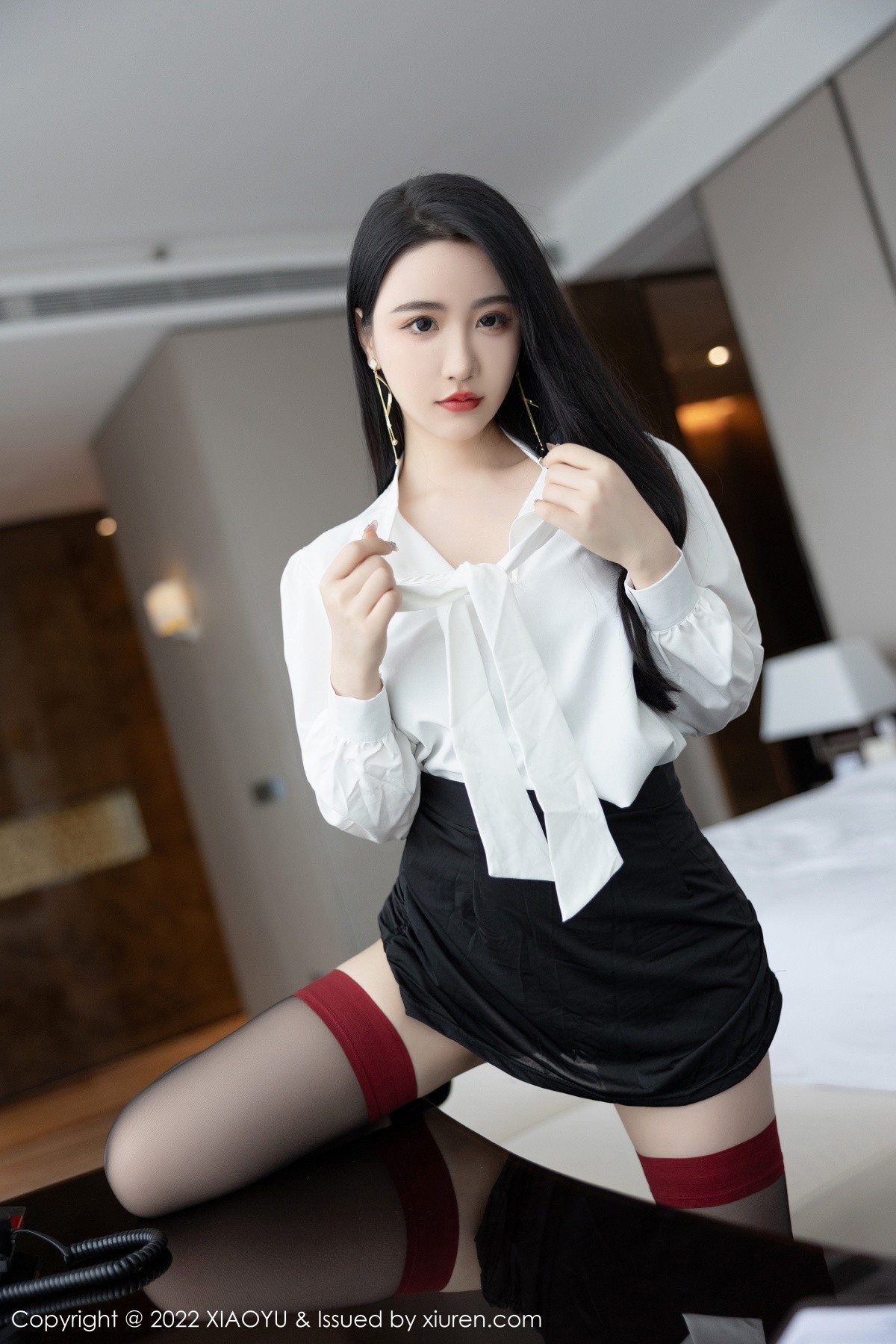 xgyw.top_[XiaoYu画语界]Vol.819_女神Cherry樱桃酱秘书角色装黑色轻透服饰秀完美身材诱惑写真83P