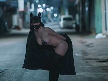 [DJAWA]No.134_Mimmi_Rudy The Wolf of Midnight主题性感内衣露豪乳遮点骚扰写真230P
