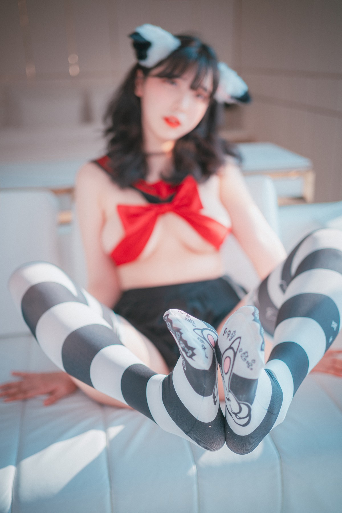 xgyw.top_[DJAWA]No.133_模特Song Hana_Ribboned Only主题超薄短裙露内裤秀翘臀诱惑写真63P