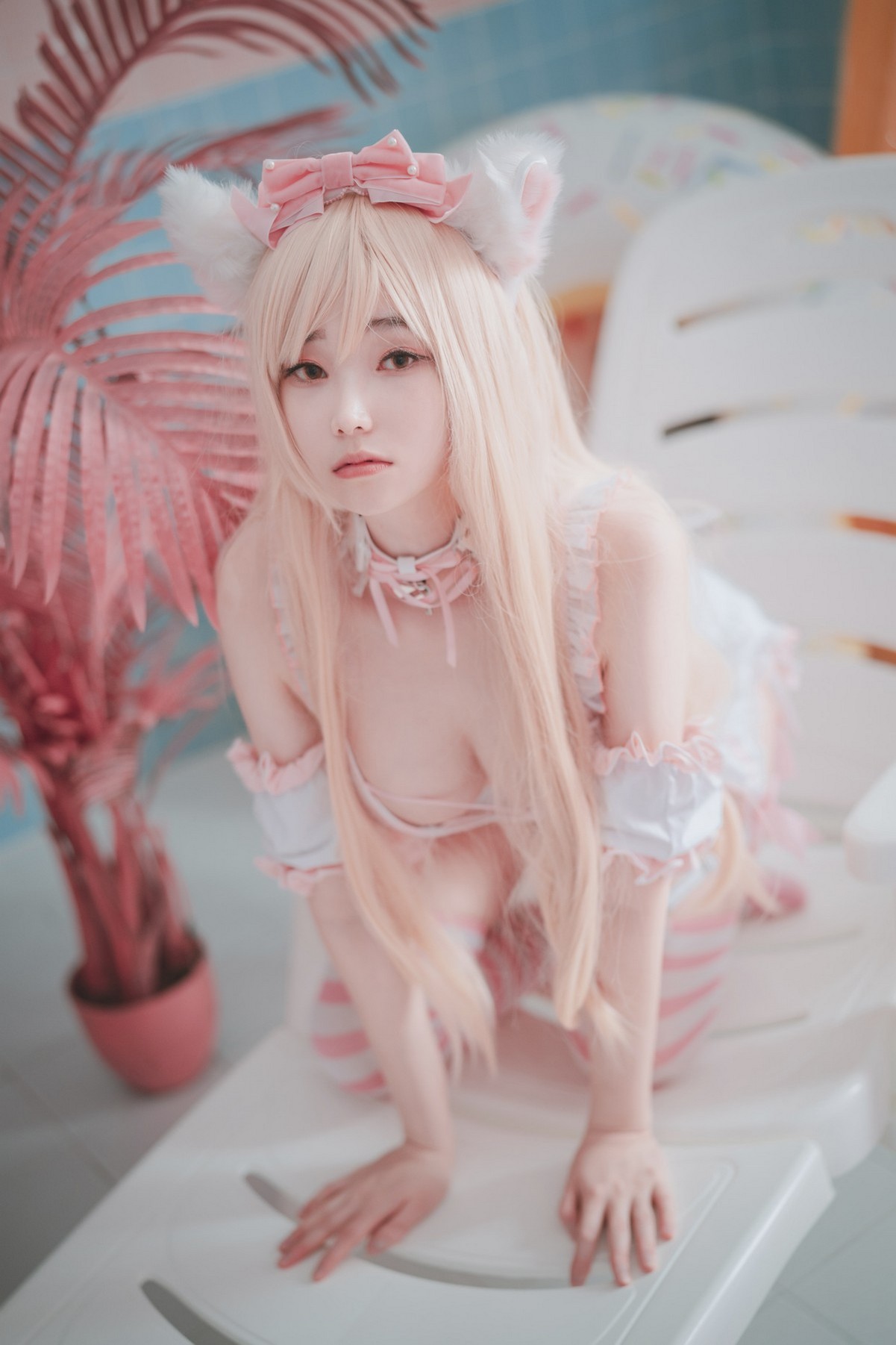 xgyw.top_[DJAWA]No.137_模特BamBi_Ángel de Rosa主题私房性感内衣配白丝袜迷人诱惑写真49P