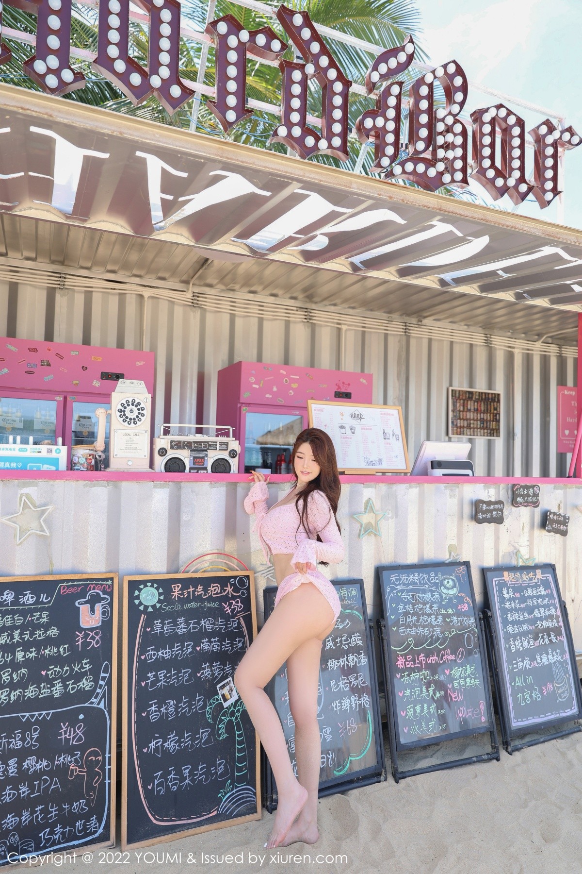 xgyw.top_[YouMi尤蜜荟]Vol.815_模特小海臀Rena海南万宁旅拍性感粉色服饰秀浑圆美臀诱惑写真68P