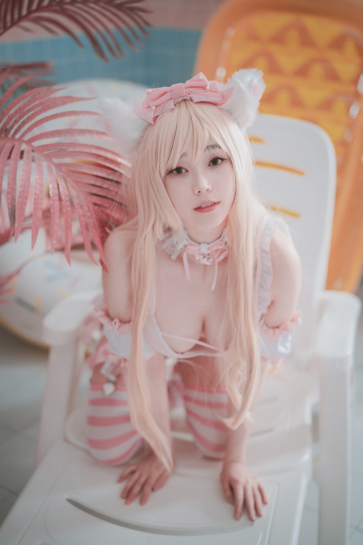 xgyw.top_[DJAWA]No.137_模特BamBi_Ángel de Rosa主题私房性感内衣配白丝袜迷人诱惑写真49P