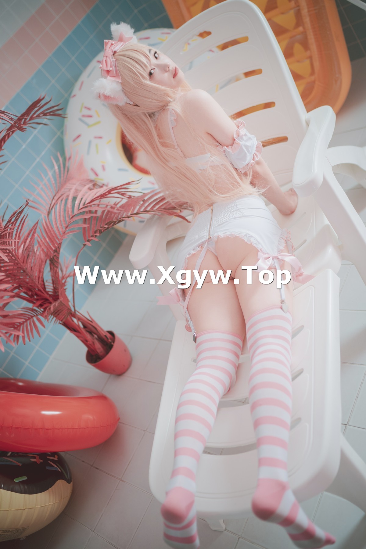 xgyw.top_[DJAWA]No.137_模特BamBi_Ángel de Rosa主题私房性感内衣配白丝袜迷人诱惑写真49P