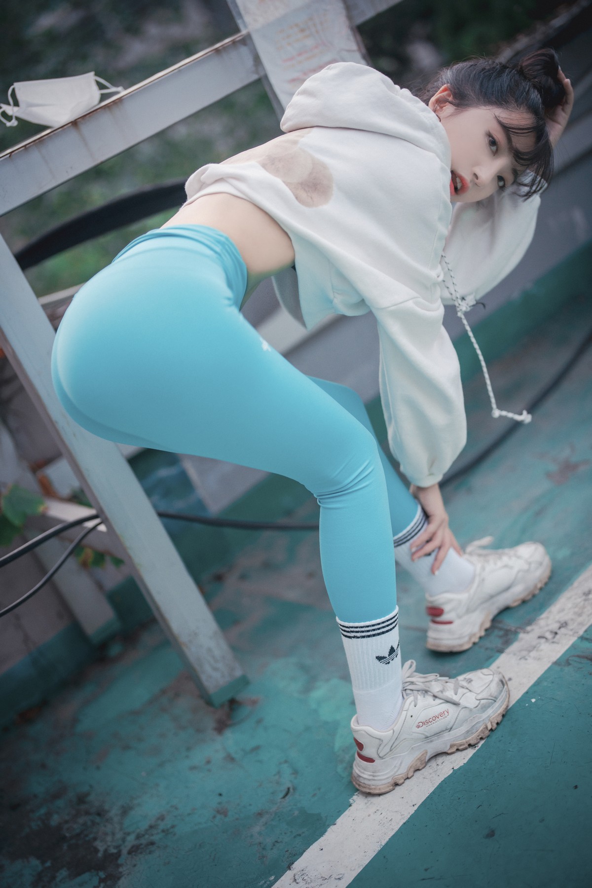 xgyw.top_[DJAWA]No.141_Hanari_Loose and Tight Cool Mint主题半脱露性感内裤秀翘臀诱惑写真85P