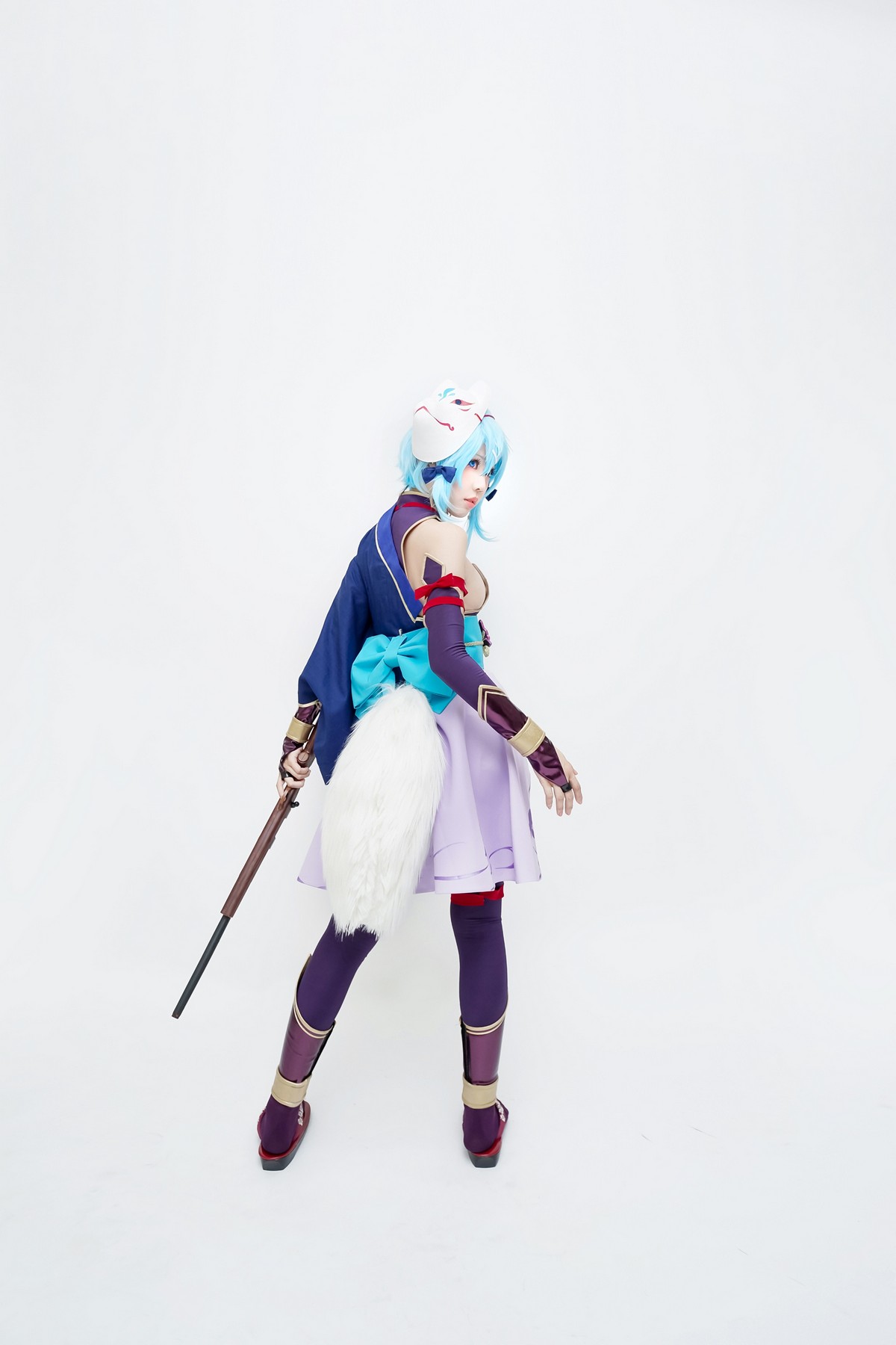 xgyw.top_Coser妹子Ely_eee诗乃猎人主题户外性感彩色服饰秀完美身材迷人诱惑写真30P