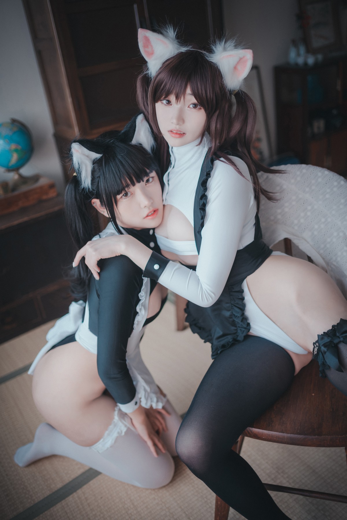 xgyw.top_[DJAWA]No.142_Bambi&Sonson_Maid Mansion主题私房姐妹花性感女仆装诱惑写真153P