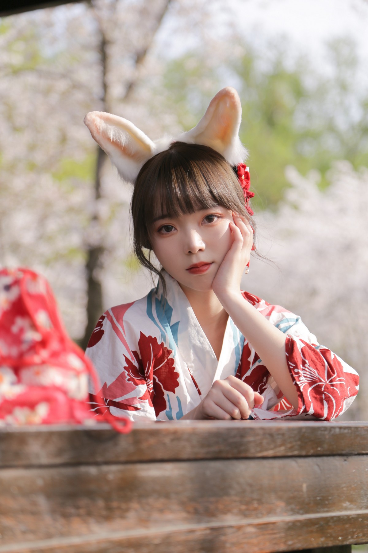 xgyw.top_微博妹子Fushii_海堂樱花兔兔主题户外花丛中性感日系和服靓丽迷人写真34P