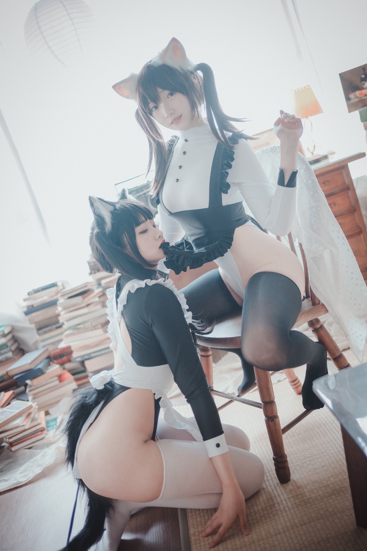 xgyw.top_[DJAWA]No.142_Bambi&Sonson_Maid Mansion主题私房姐妹花性感女仆装诱惑写真153P