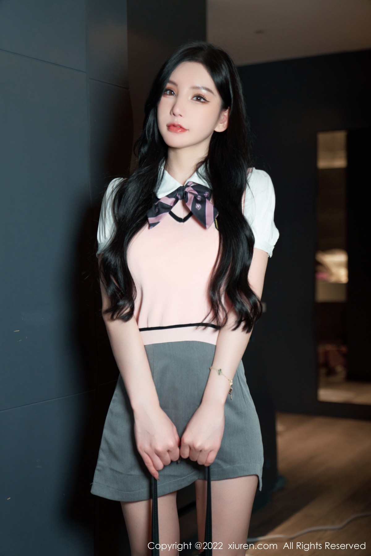 xgyw.top_XiuRen第5285期_女神周于希Sally心愿旅拍私房情趣捆绑露淡粉蕾丝内衣诱惑写真86P