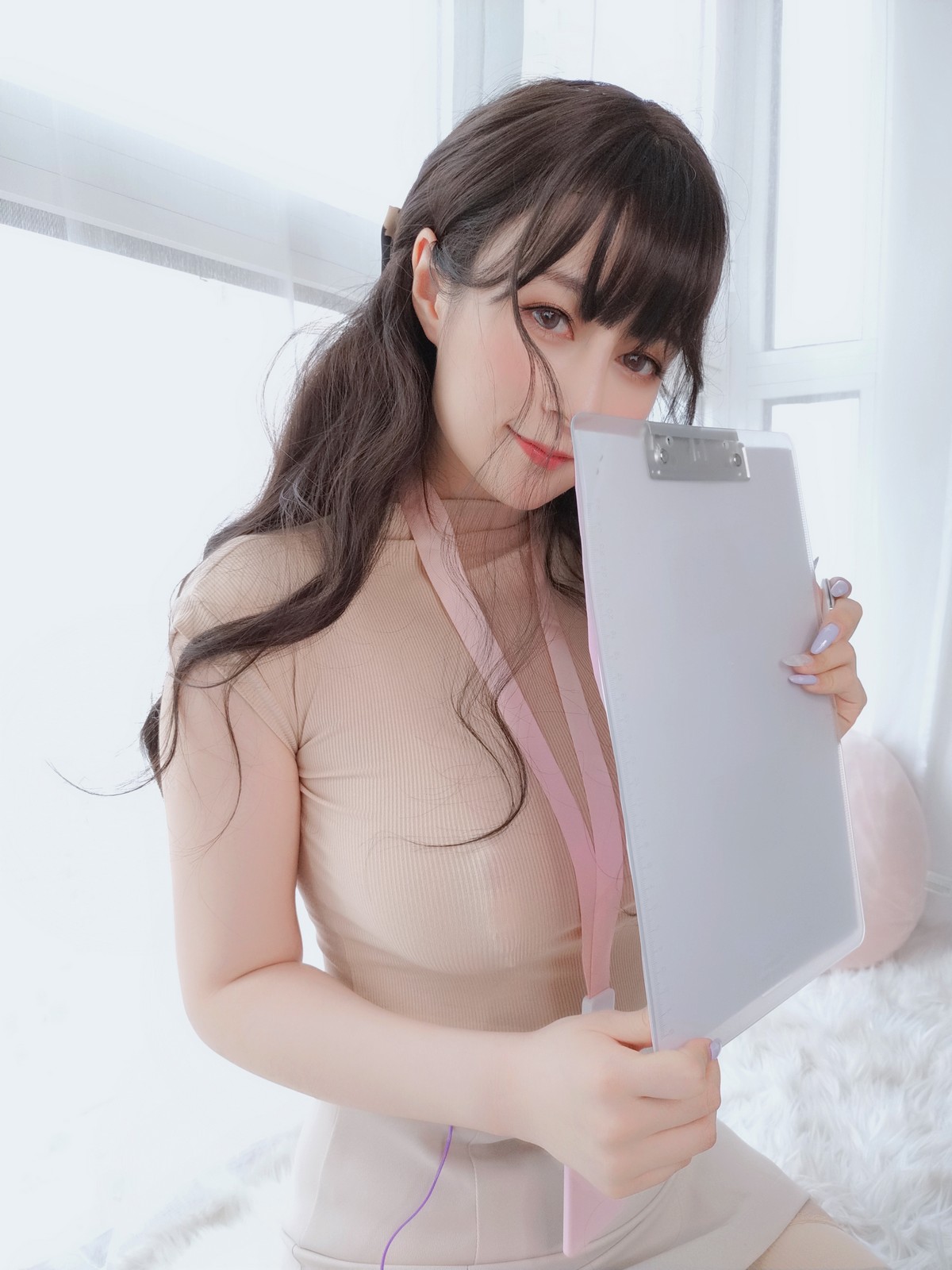 xgyw.top_Coser小姐姐白银上司的秘密会议主题私房性感肉色服饰配超薄肉丝裤袜诱惑写真22P