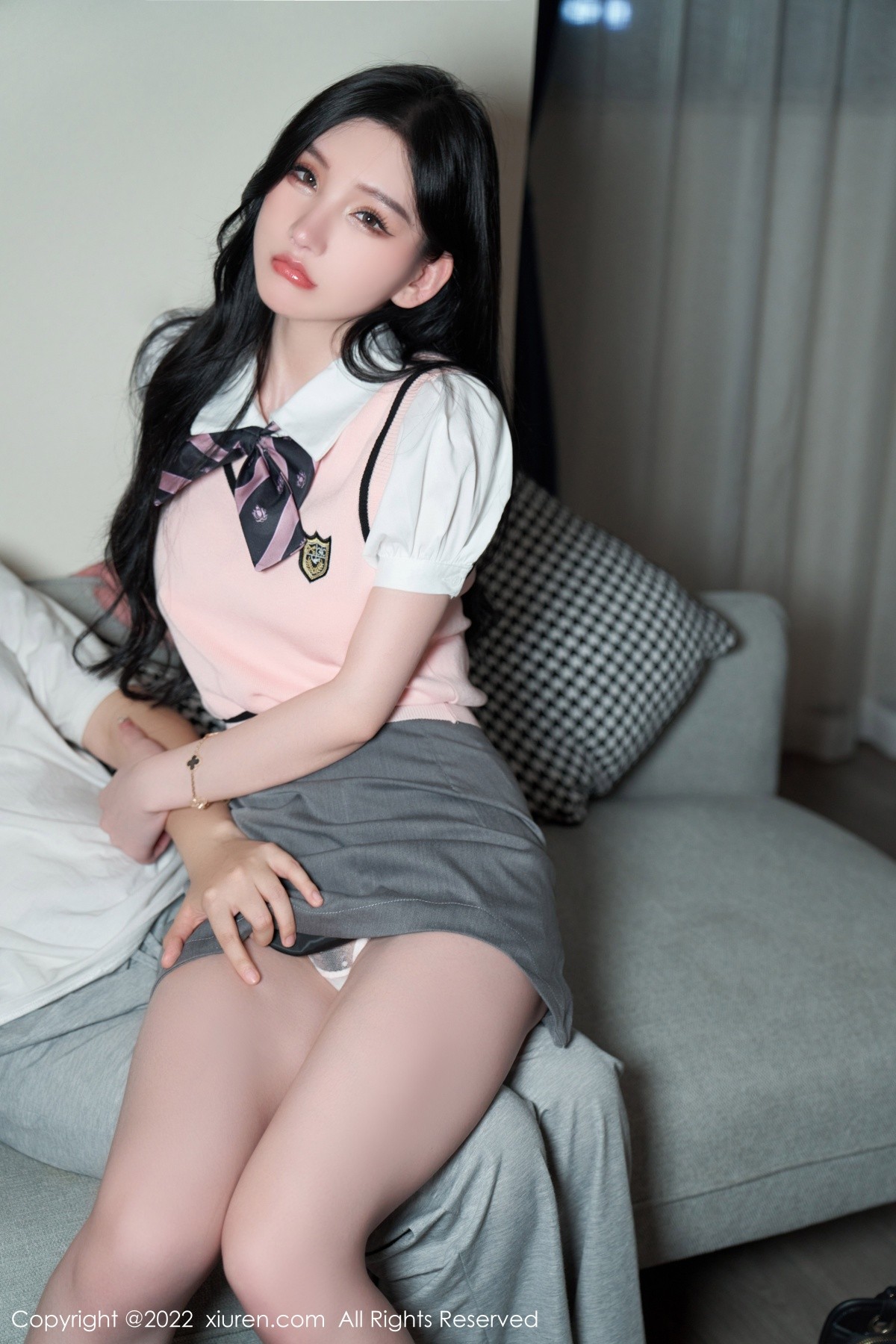xgyw.top_XiuRen第5285期_女神周于希Sally心愿旅拍私房情趣捆绑露淡粉蕾丝内衣诱惑写真86P