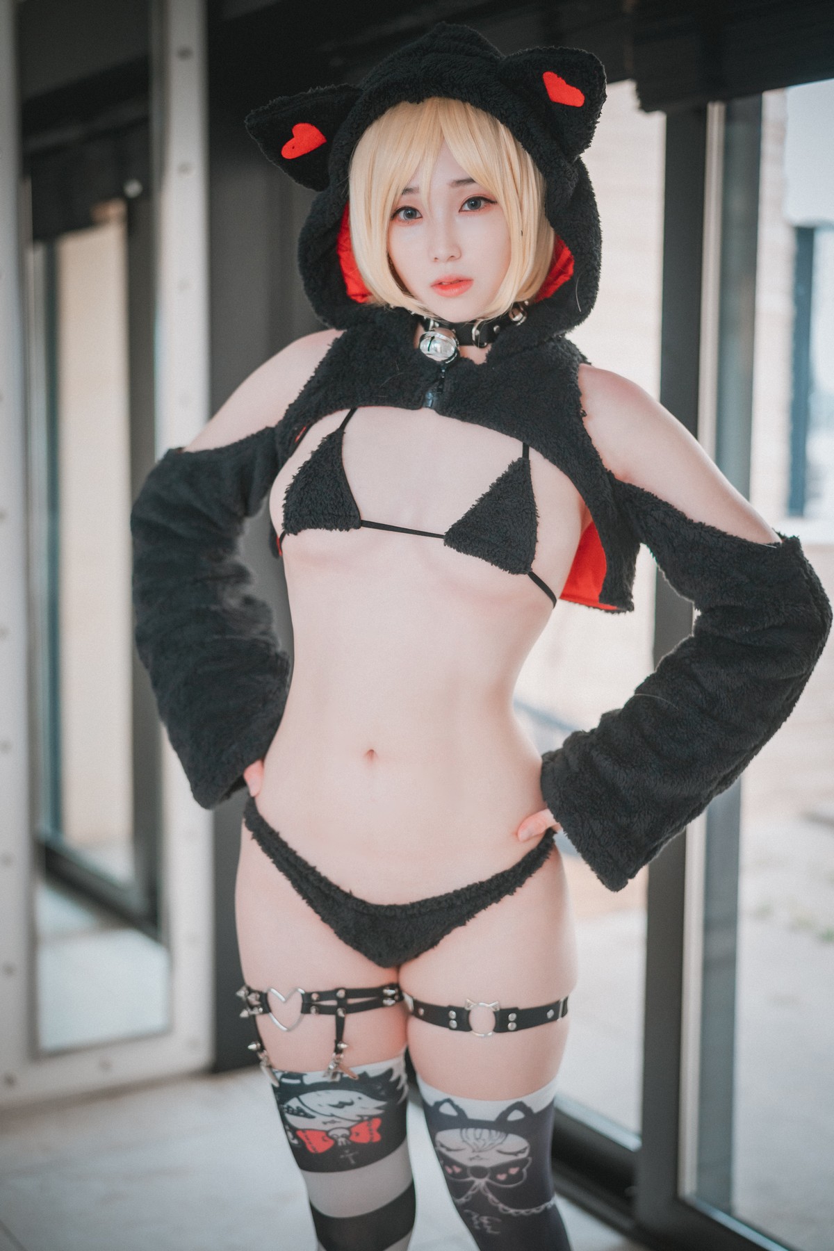 xgyw.top_[DJAWA]No.144_韩国模特_Naughty Black Cat主题私房性感猫女郎服饰迷人诱惑写真101P