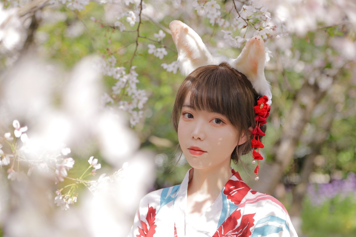 xgyw.top_微博妹子Fushii_海堂樱花兔兔主题户外花丛中性感日系和服靓丽迷人写真34P
