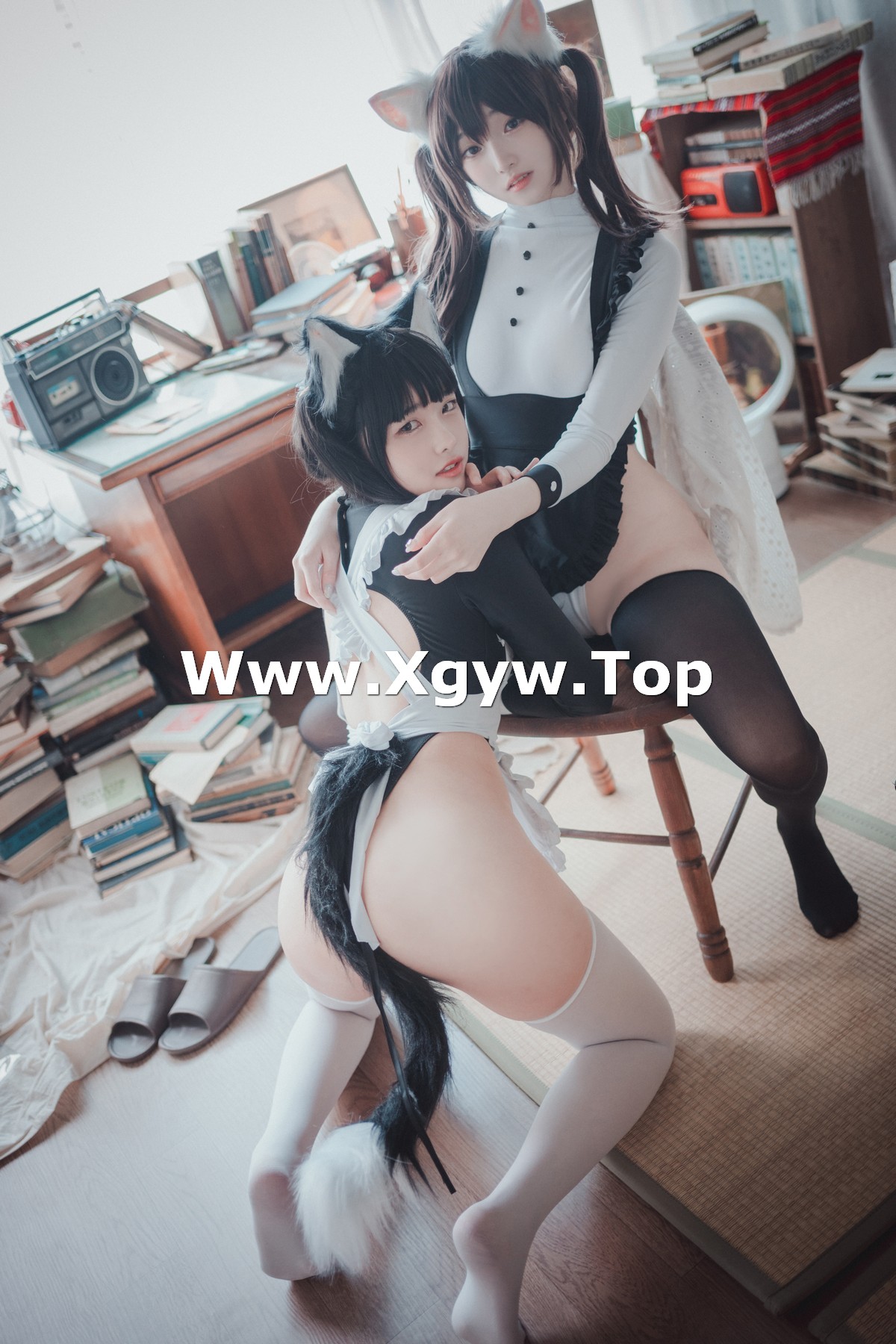 xgyw.top_[DJAWA]No.142_Bambi&Sonson_Maid Mansion主题私房姐妹花性感女仆装诱惑写真153P
