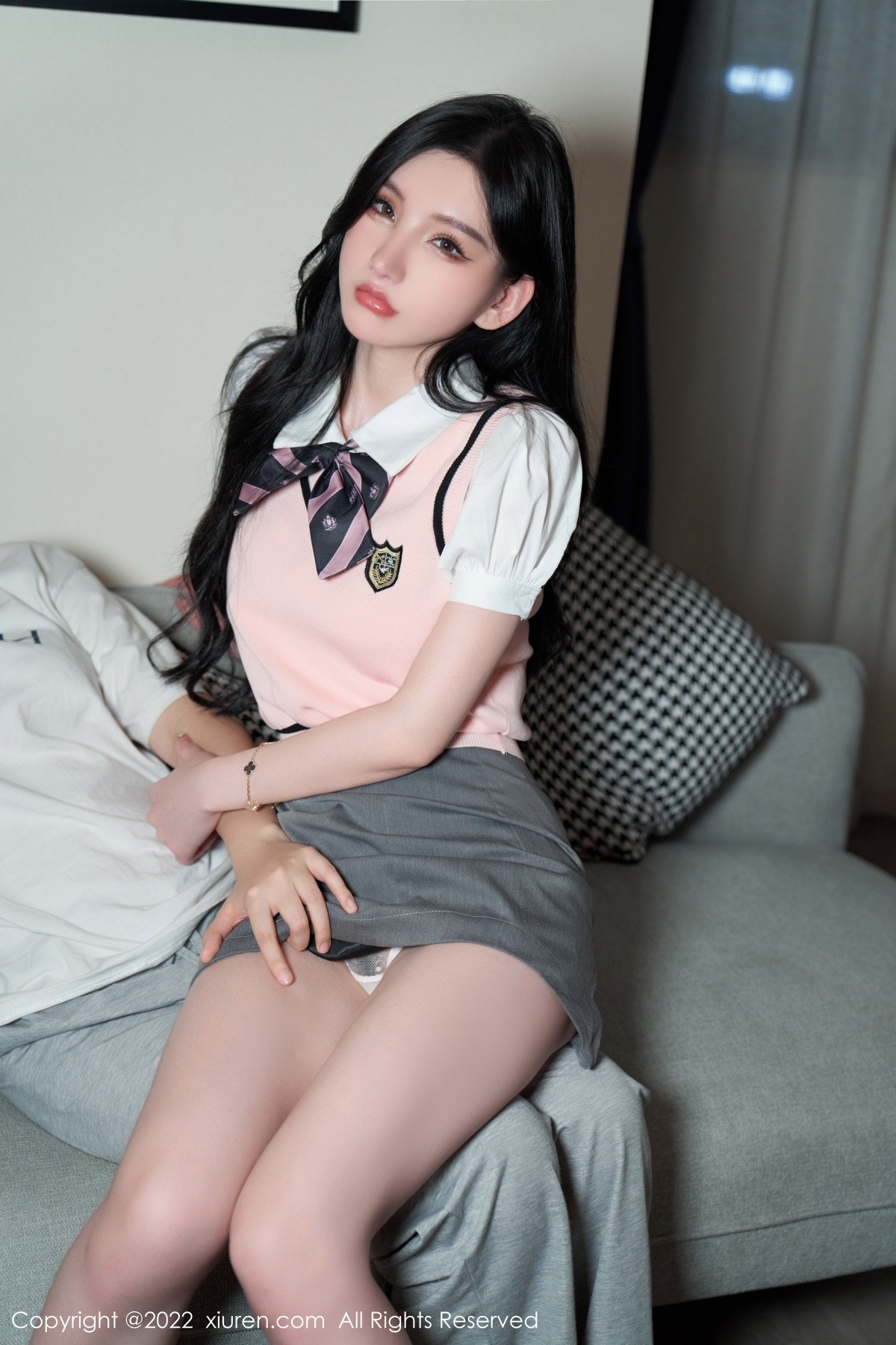 xgyw.top_XiuRen第5285期_女神周于希Sally心愿旅拍私房情趣捆绑露淡粉蕾丝内衣诱惑写真86P