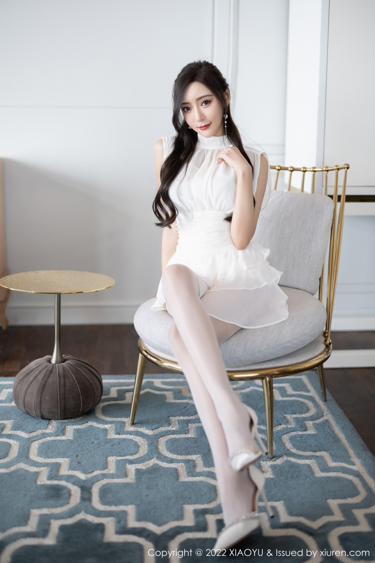 xgyw.top_[XiaoYu画语界]Vol.822_女神王馨瑶yanni性感白色连衣裙配开档白丝露蕾丝内衣诱惑写真84P
