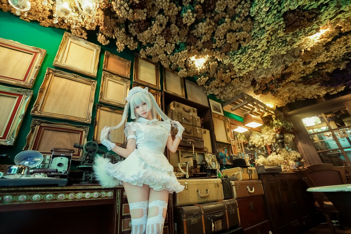 xgyw.top_Coser妹子Ely_eee双马尾辫主题户外白色JK制服 室内性感女仆装完美诱惑写真141P
