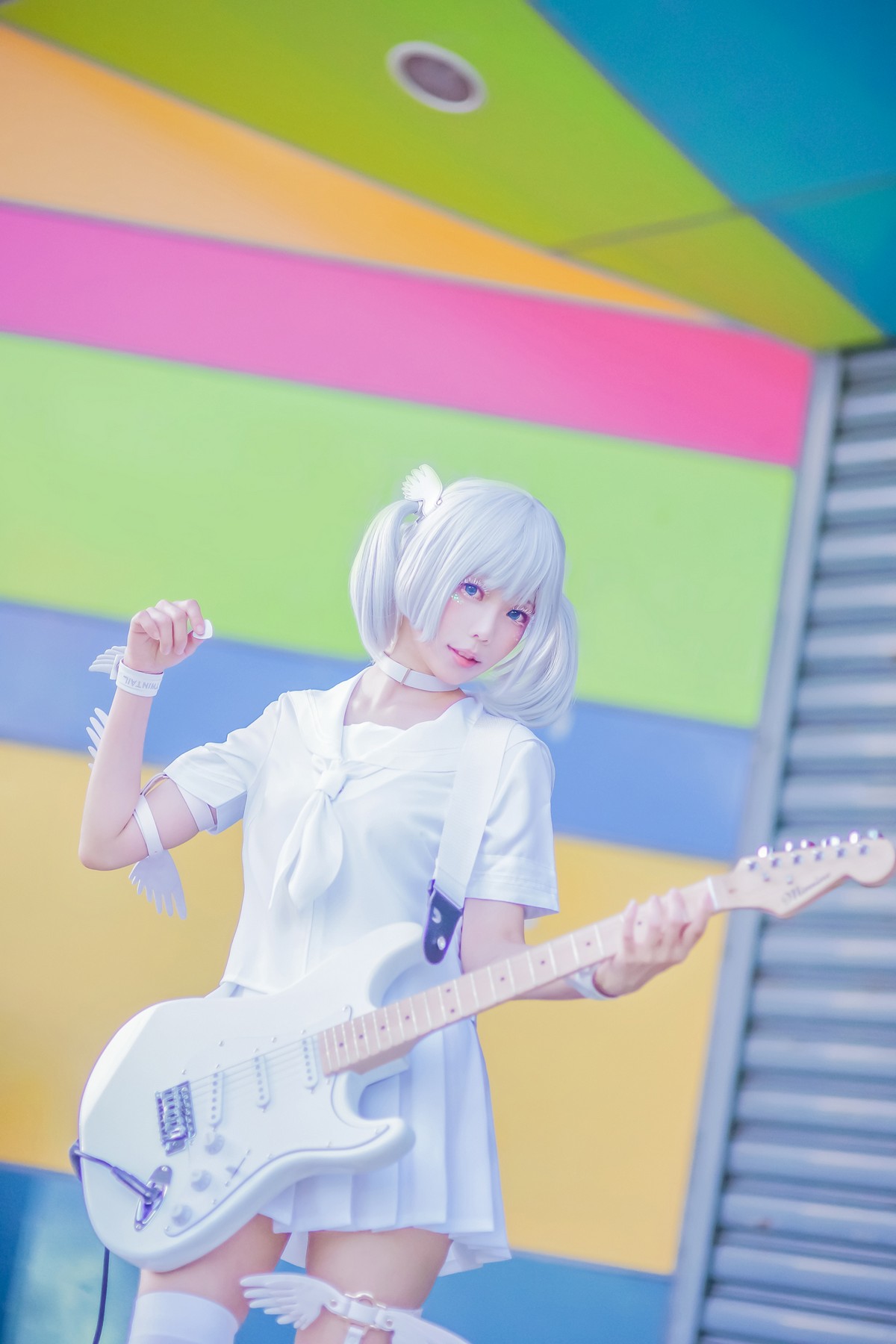 xgyw.top_Coser妹子Ely_eee双马尾辫主题户外白色JK制服 室内性感女仆装完美诱惑写真141P