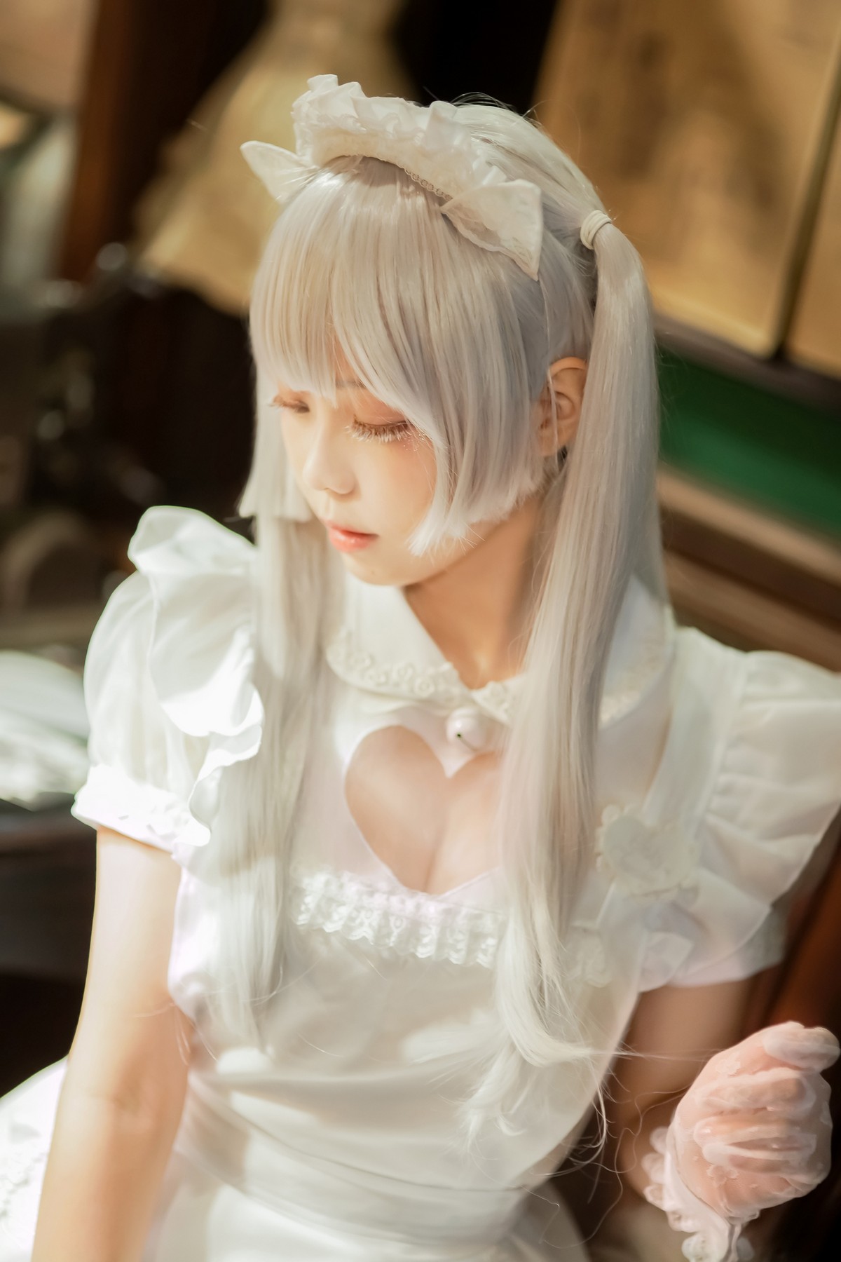 xgyw.top_Coser妹子Ely_eee双马尾辫主题户外白色JK制服 室内性感女仆装完美诱惑写真141P