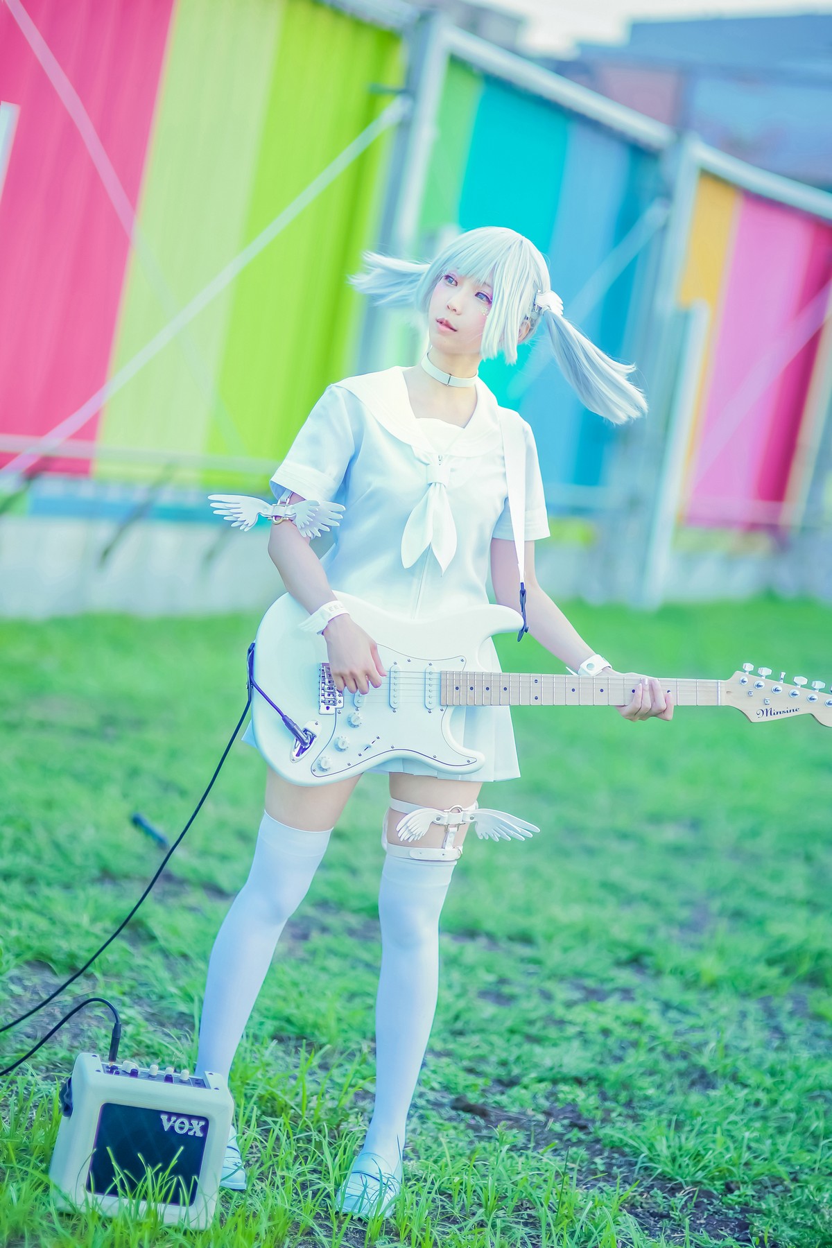 xgyw.top_Coser妹子Ely_eee双马尾辫主题户外白色JK制服 室内性感女仆装完美诱惑写真141P