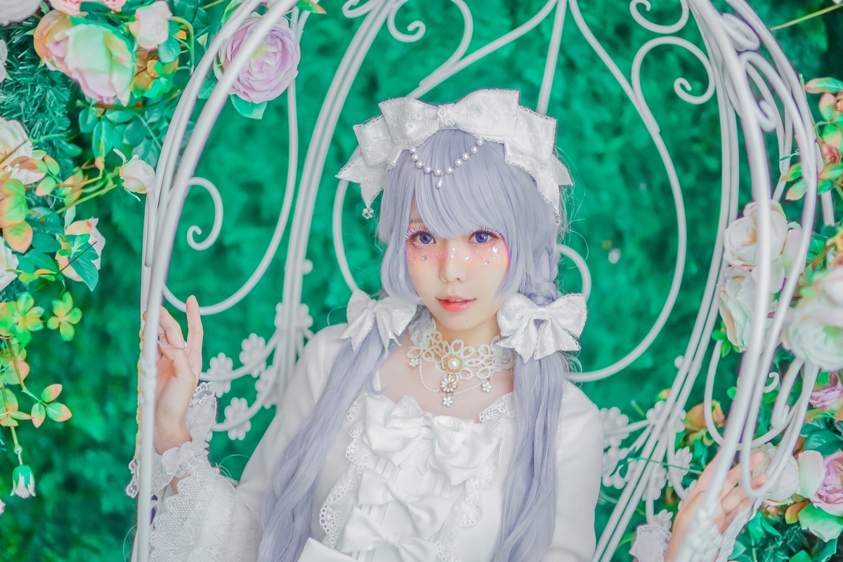 xgyw.top_Coser妹子Ely_eee双马尾辫主题户外白色JK制服 室内性感女仆装完美诱惑写真141P