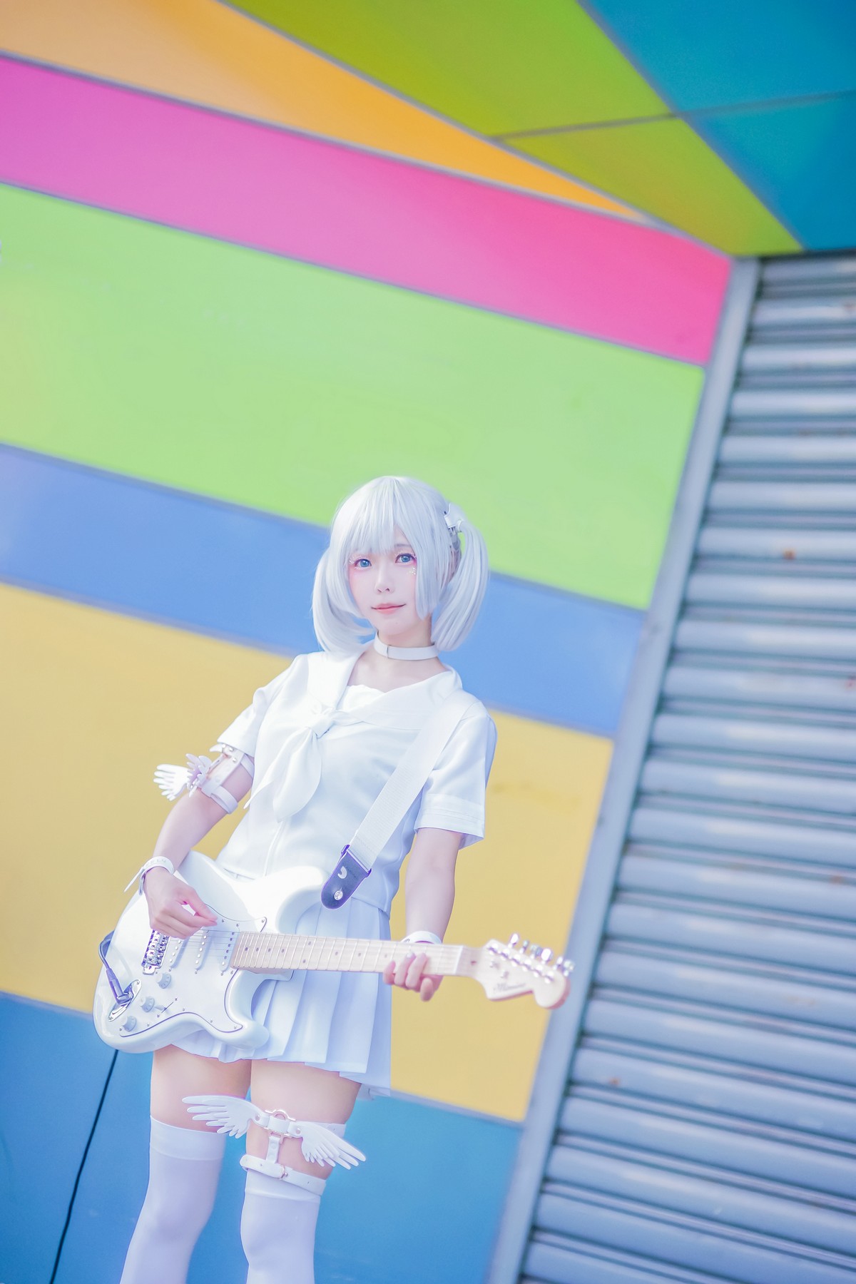 xgyw.top_Coser妹子Ely_eee双马尾辫主题户外白色JK制服 室内性感女仆装完美诱惑写真141P