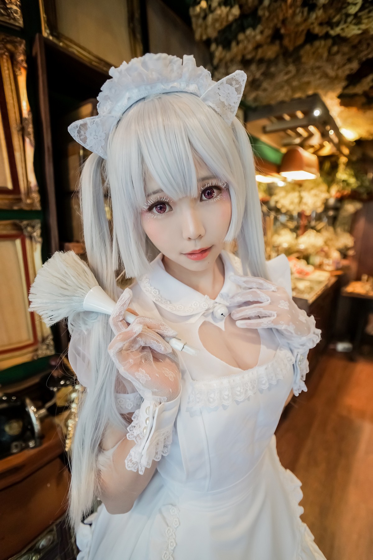 xgyw.top_Coser妹子Ely_eee双马尾辫主题户外白色JK制服 室内性感女仆装完美诱惑写真141P
