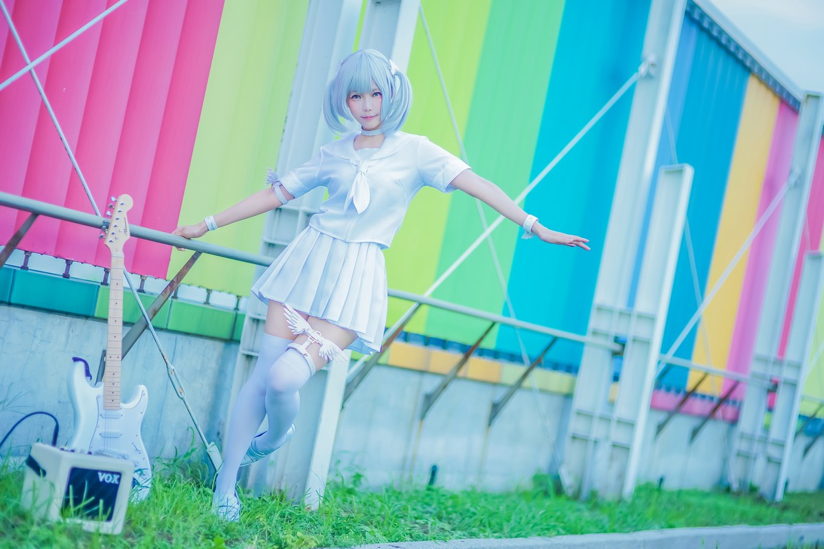 xgyw.top_Coser妹子Ely_eee双马尾辫主题户外白色JK制服 室内性感女仆装完美诱惑写真141P