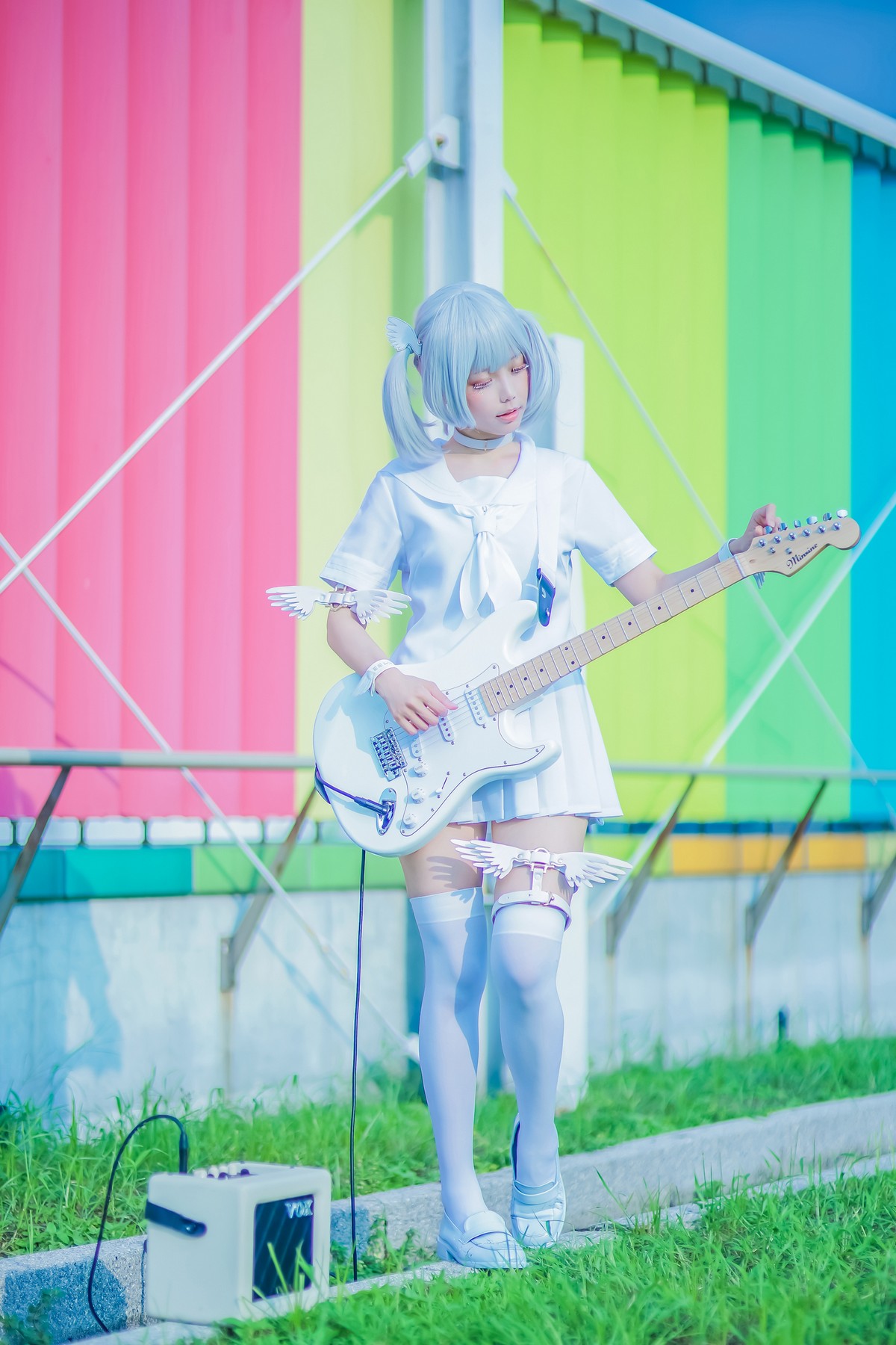 xgyw.top_Coser妹子Ely_eee双马尾辫主题户外白色JK制服 室内性感女仆装完美诱惑写真141P