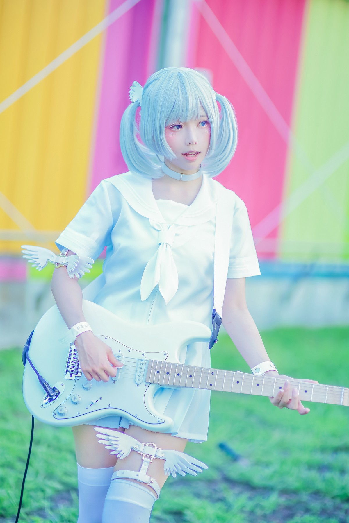 xgyw.top_Coser妹子Ely_eee双马尾辫主题户外白色JK制服 室内性感女仆装完美诱惑写真141P