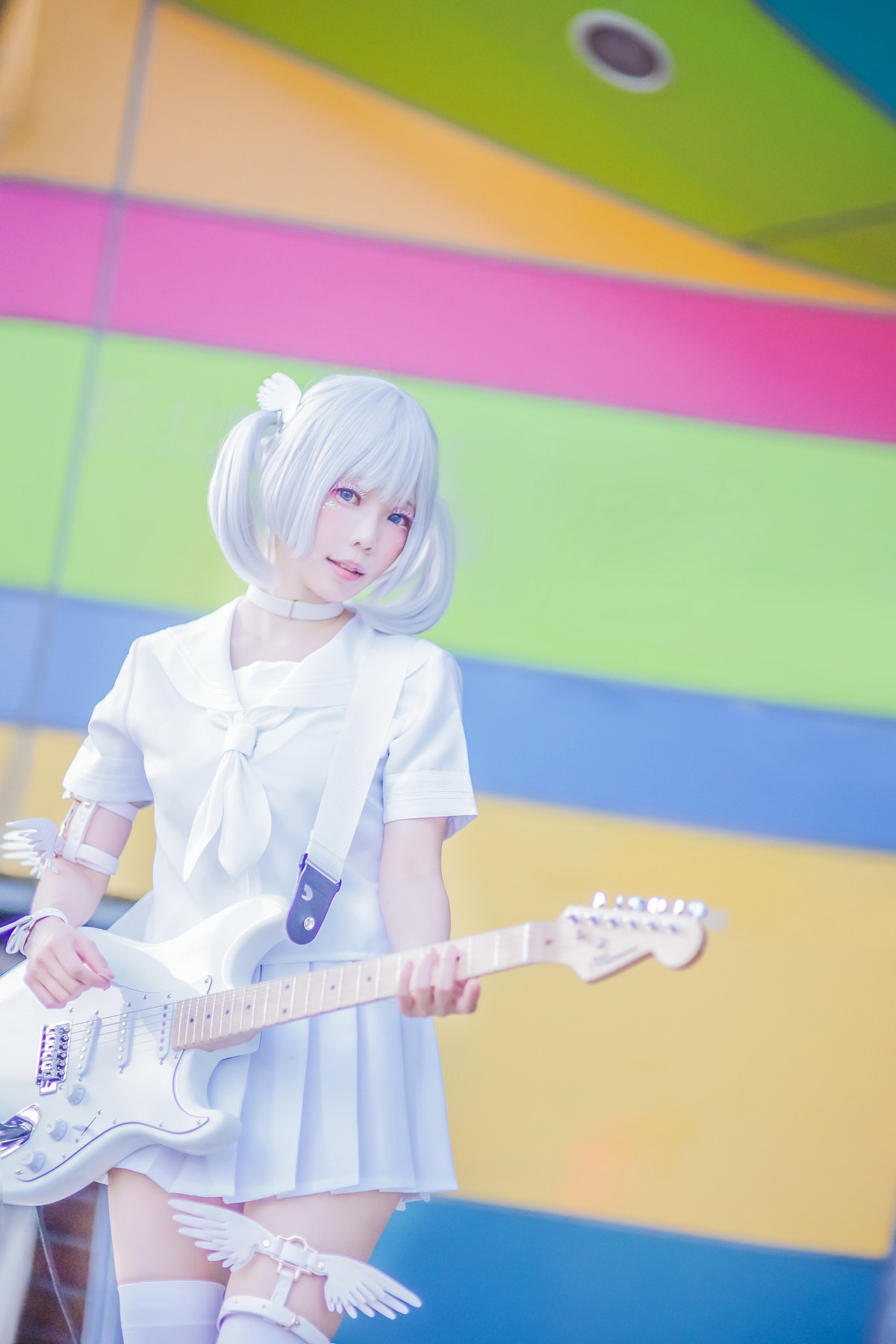 xgyw.top_Coser妹子Ely_eee双马尾辫主题户外白色JK制服 室内性感女仆装完美诱惑写真141P