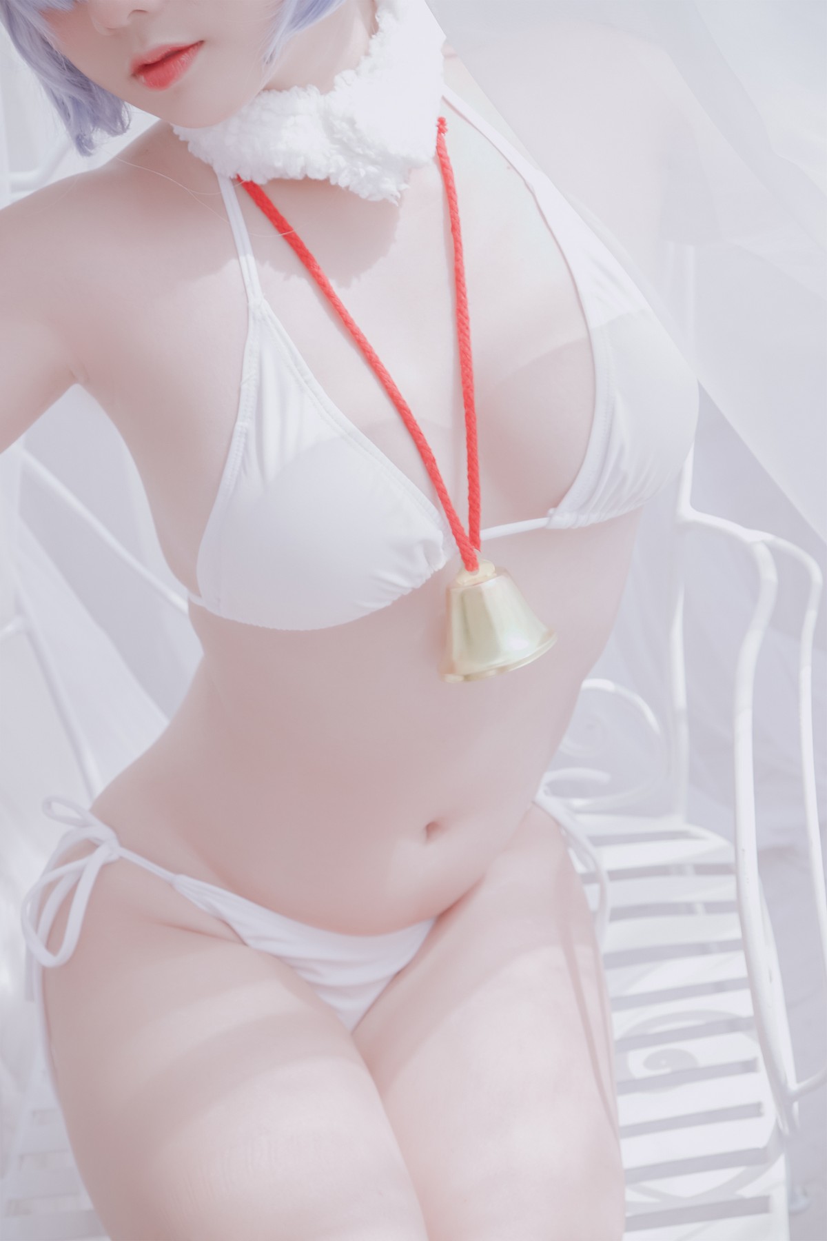 xgyw.top_越南小姐姐Messie Huang-Rem the sheep主题脱纯白服饰露性感内衣诱惑写真46P