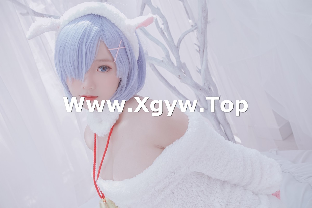 xgyw.top_越南小姐姐Messie Huang-Rem the sheep主题脱纯白服饰露性感内衣诱惑写真46P