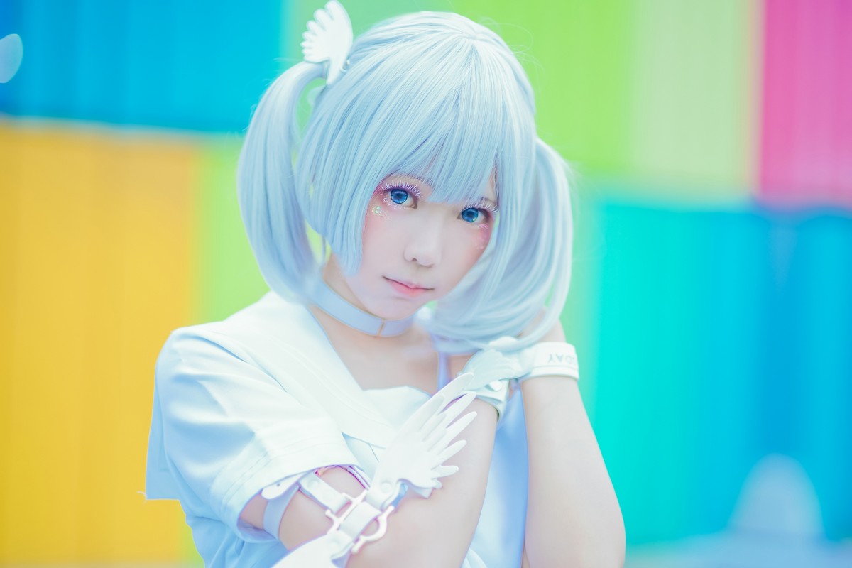 xgyw.top_Coser妹子Ely_eee双马尾辫主题户外白色JK制服 室内性感女仆装完美诱惑写真141P