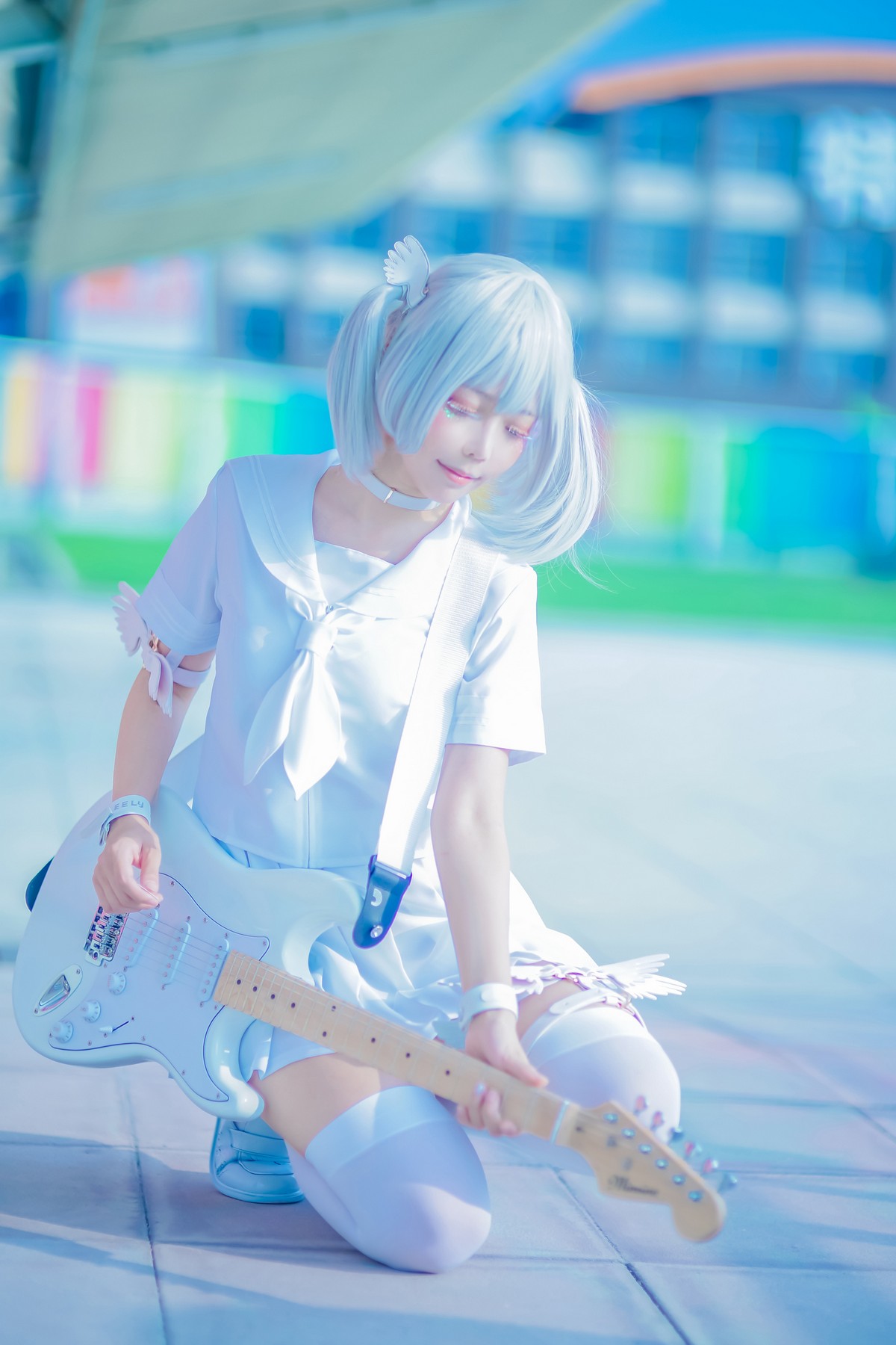 xgyw.top_Coser妹子Ely_eee双马尾辫主题户外白色JK制服 室内性感女仆装完美诱惑写真141P