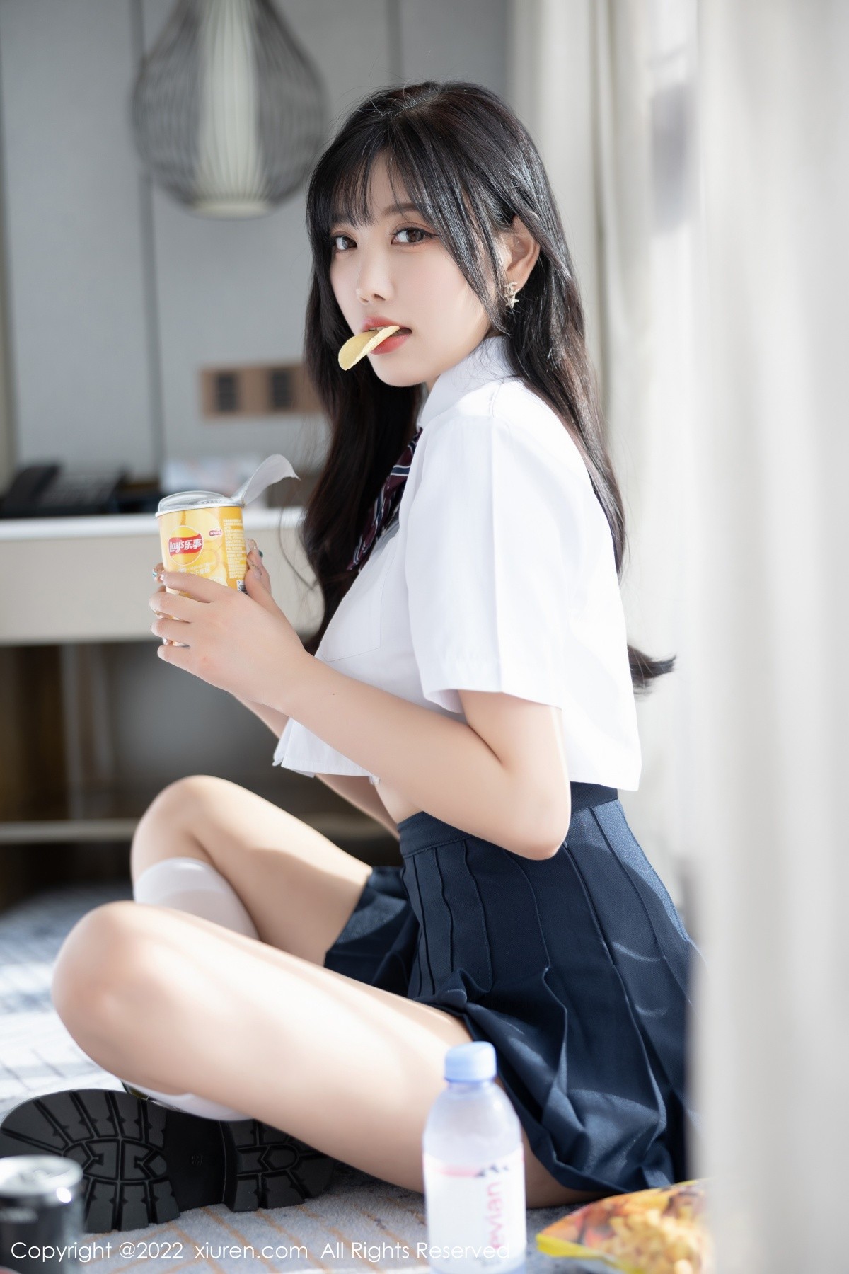 xgyw.top_XiuRen第5338期_女神杨晨晨Yome清爽学妹制服露蕾丝内衣秀完美身材诱惑写真82P