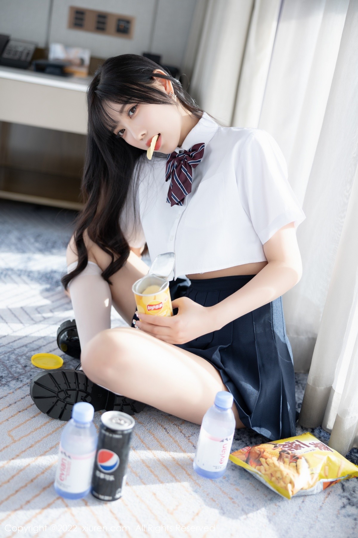 xgyw.top_XiuRen第5338期_女神杨晨晨Yome清爽学妹制服露蕾丝内衣秀完美身材诱惑写真82P