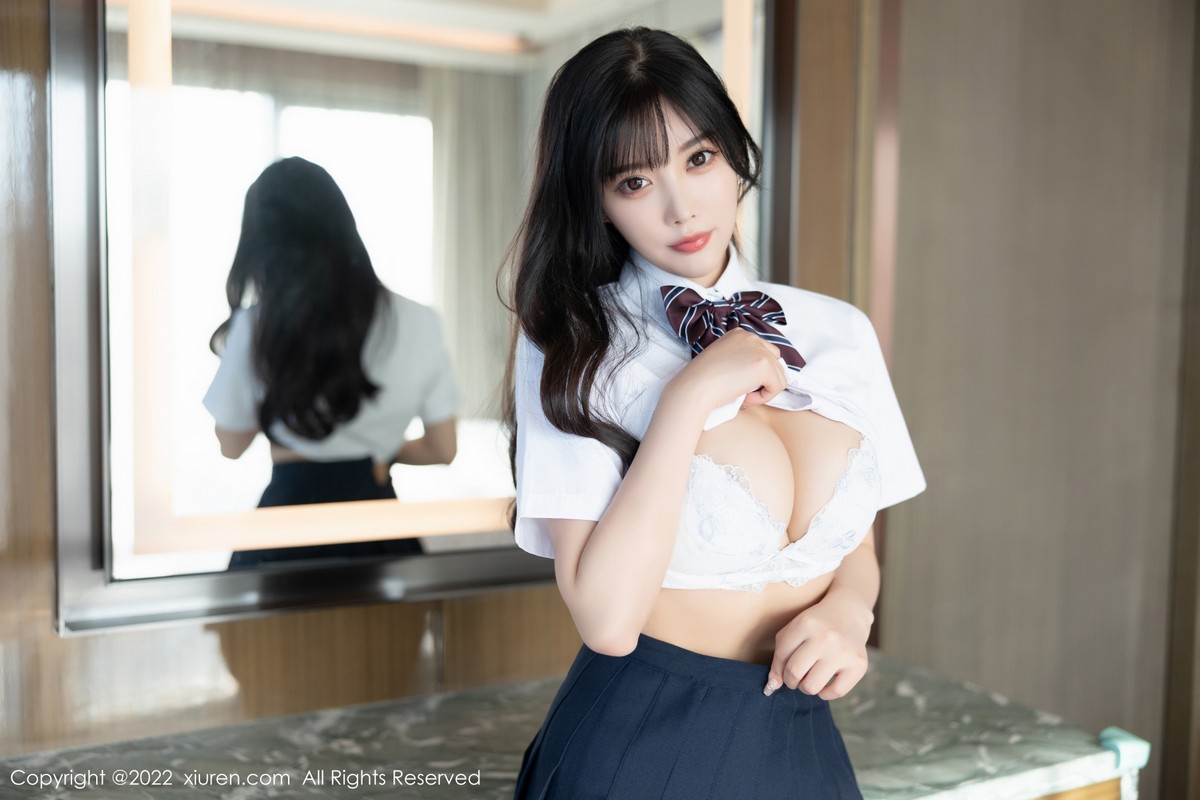 xgyw.top_XiuRen第5338期_女神杨晨晨Yome清爽学妹制服露蕾丝内衣秀完美身材诱惑写真82P