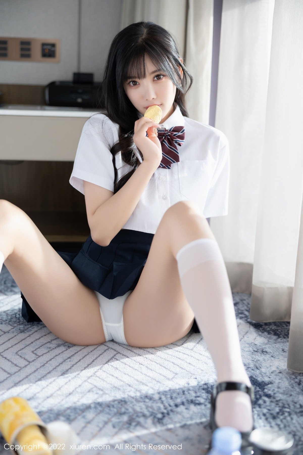 xgyw.top_XiuRen第5338期_女神杨晨晨Yome清爽学妹制服露蕾丝内衣秀完美身材诱惑写真82P