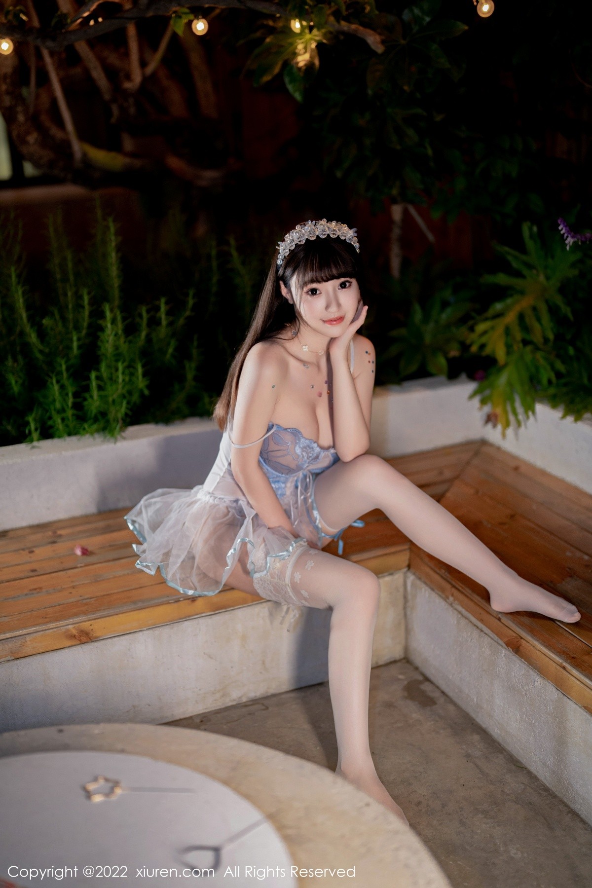 xgyw.top_XiuRen第5333期_女神朱可儿Flora大理旅拍白色轻透公主裙配白丝袜丰满诱惑写真76P