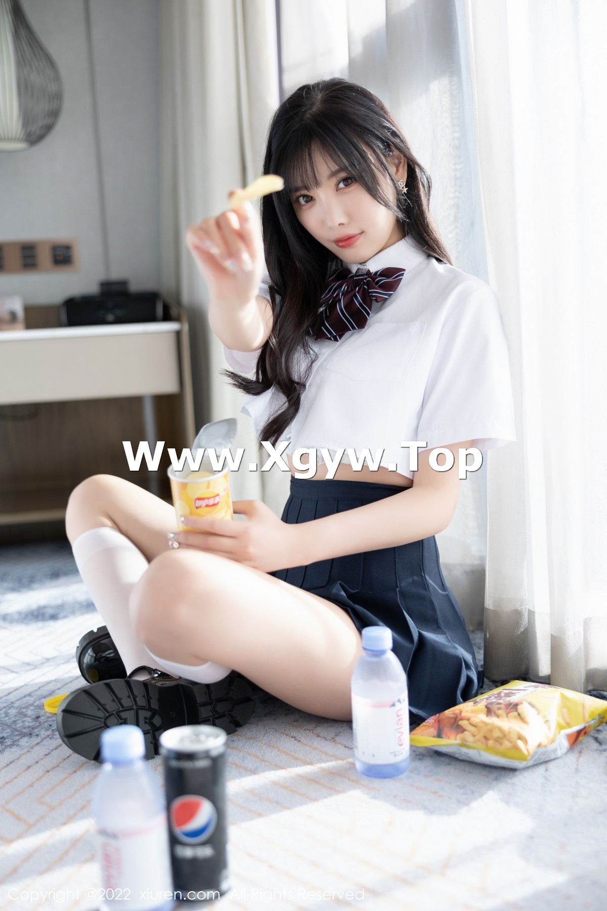 xgyw.top_XiuRen第5338期_女神杨晨晨Yome清爽学妹制服露蕾丝内衣秀完美身材诱惑写真82P