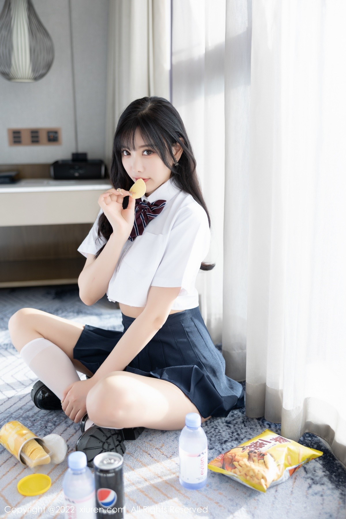 xgyw.top_XiuRen第5338期_女神杨晨晨Yome清爽学妹制服露蕾丝内衣秀完美身材诱惑写真82P