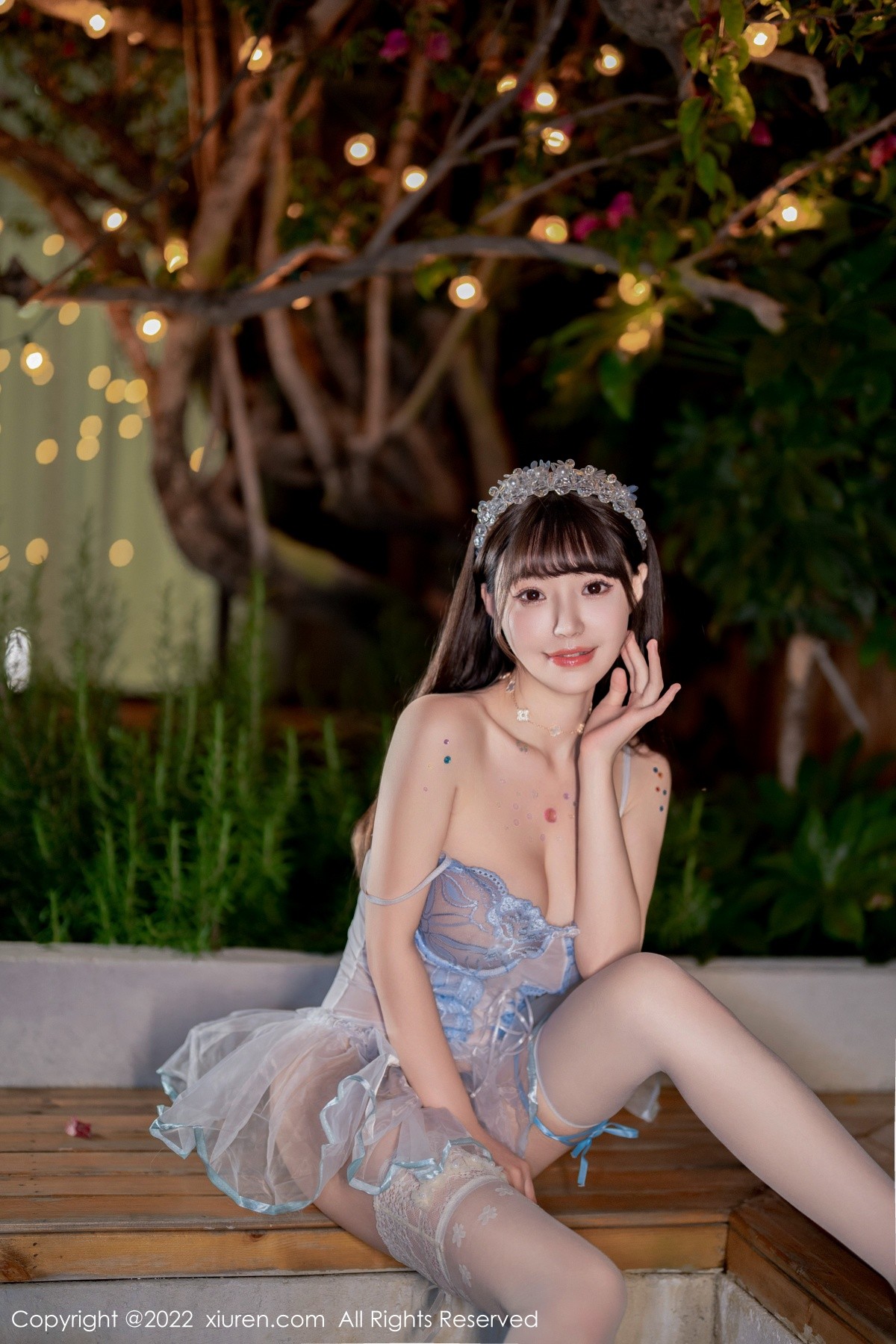 xgyw.top_XiuRen第5333期_女神朱可儿Flora大理旅拍白色轻透公主裙配白丝袜丰满诱惑写真76P