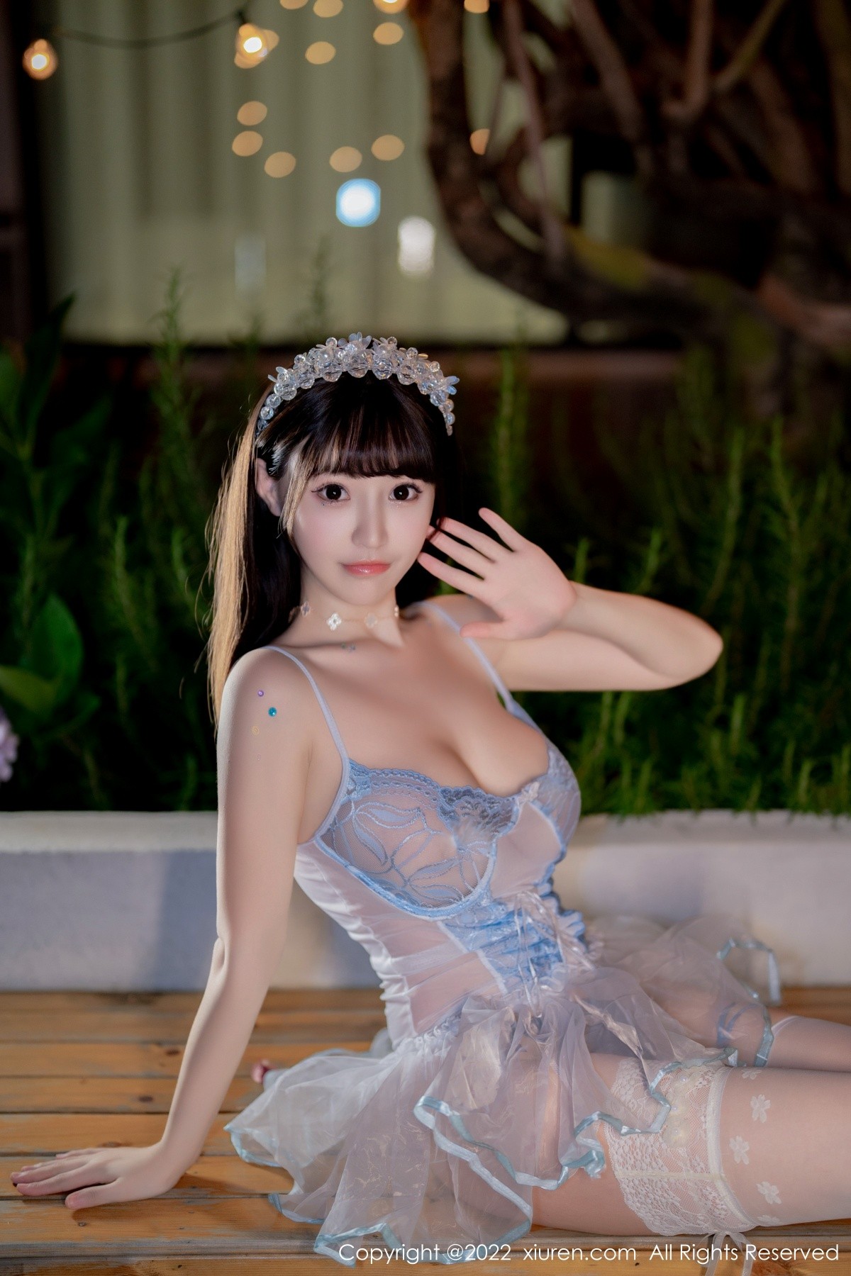 xgyw.top_XiuRen第5333期_女神朱可儿Flora大理旅拍白色轻透公主裙配白丝袜丰满诱惑写真76P