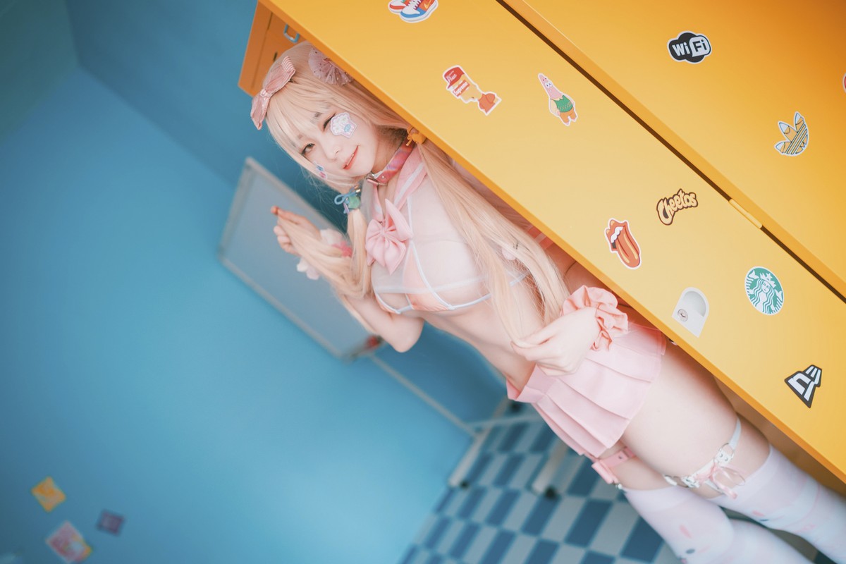 xgyw.top_[DJAWA]No.151_模特BamBi_Sheer Pink主题私房性感粉红色服饰露三点式内衣诱惑写真27P