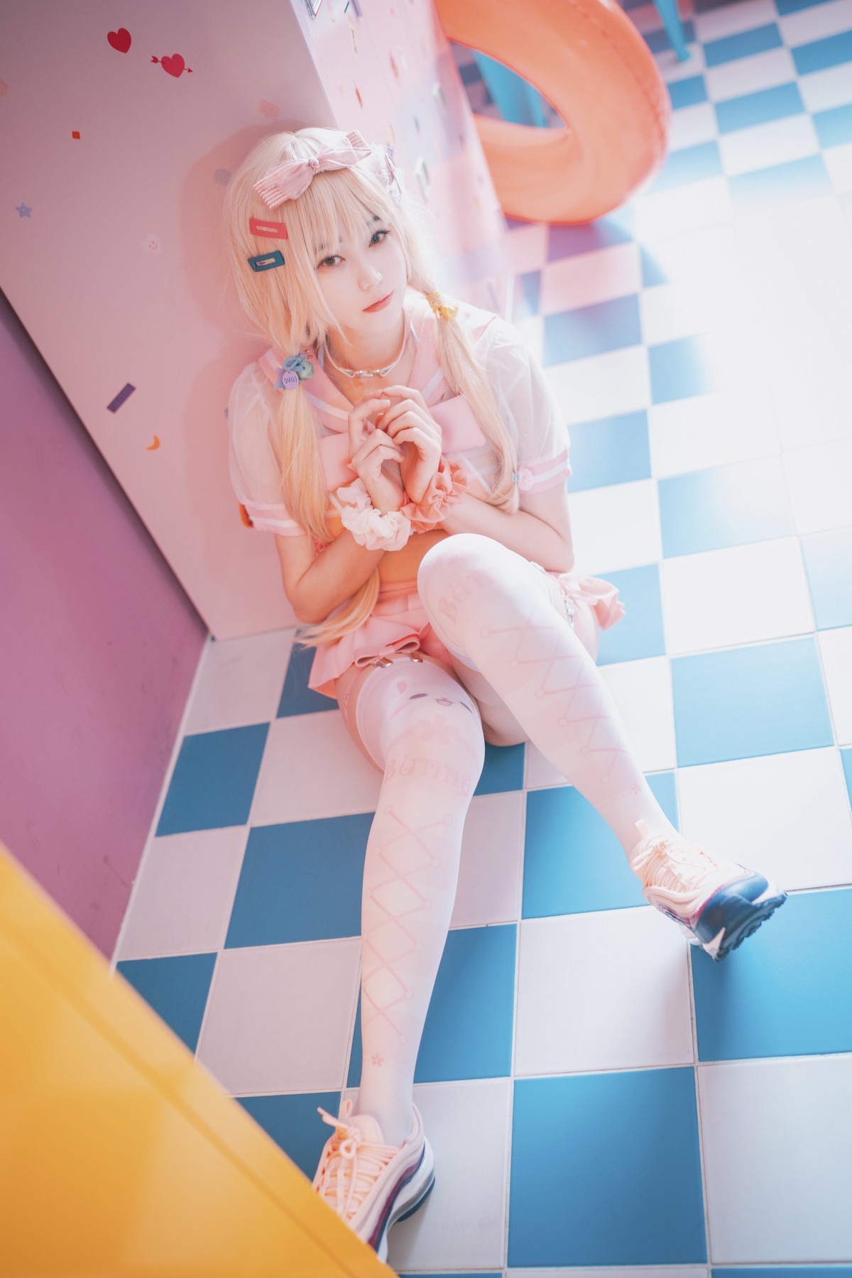 xgyw.top_[DJAWA]No.151_模特BamBi_Sheer Pink主题私房性感粉红色服饰露三点式内衣诱惑写真27P
