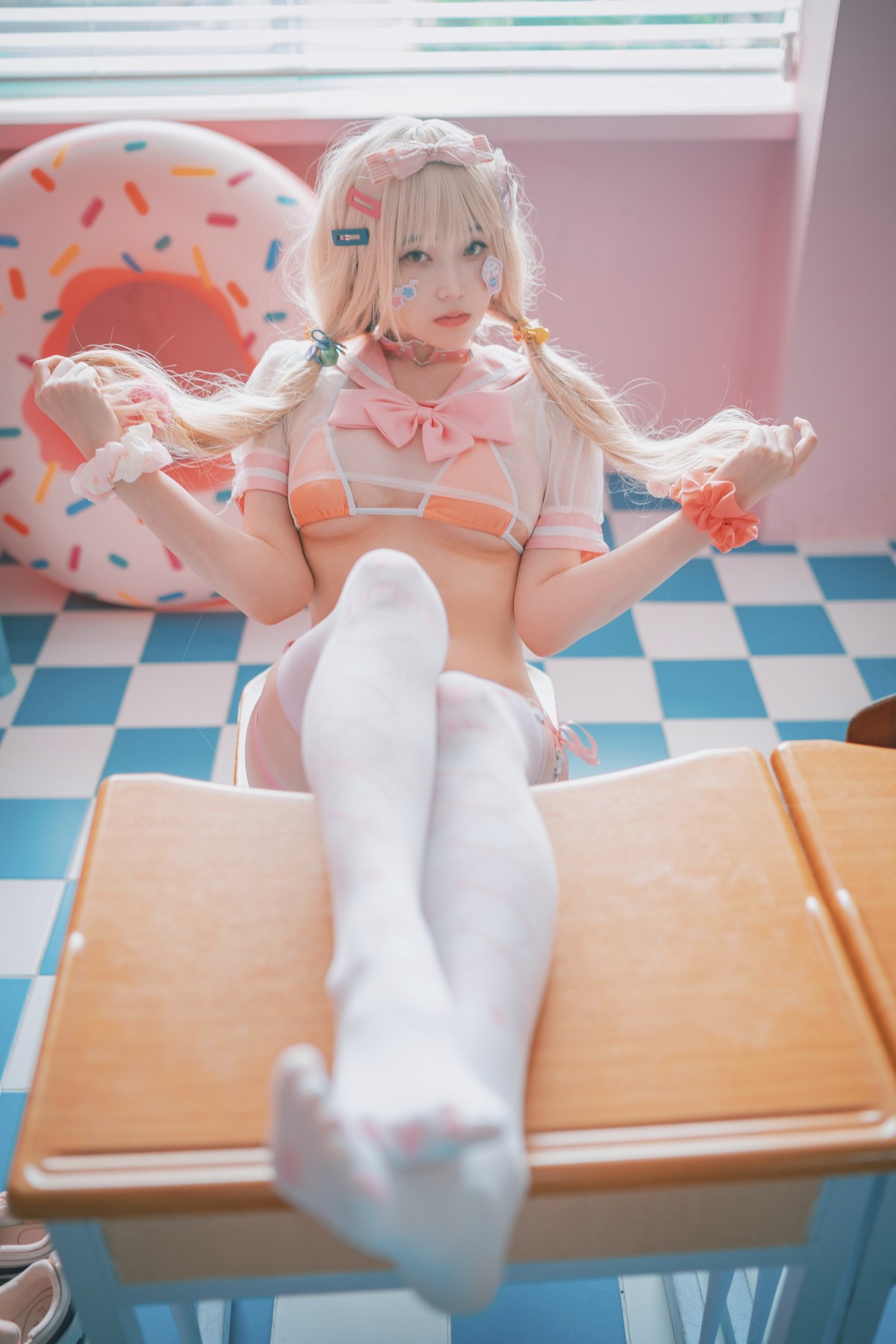 xgyw.top_[DJAWA]No.151_模特BamBi_Sheer Pink主题私房性感粉红色服饰露三点式内衣诱惑写真27P