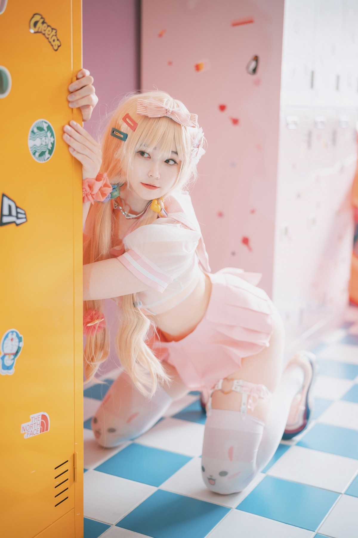 xgyw.top_[DJAWA]No.151_模特BamBi_Sheer Pink主题私房性感粉红色服饰露三点式内衣诱惑写真27P